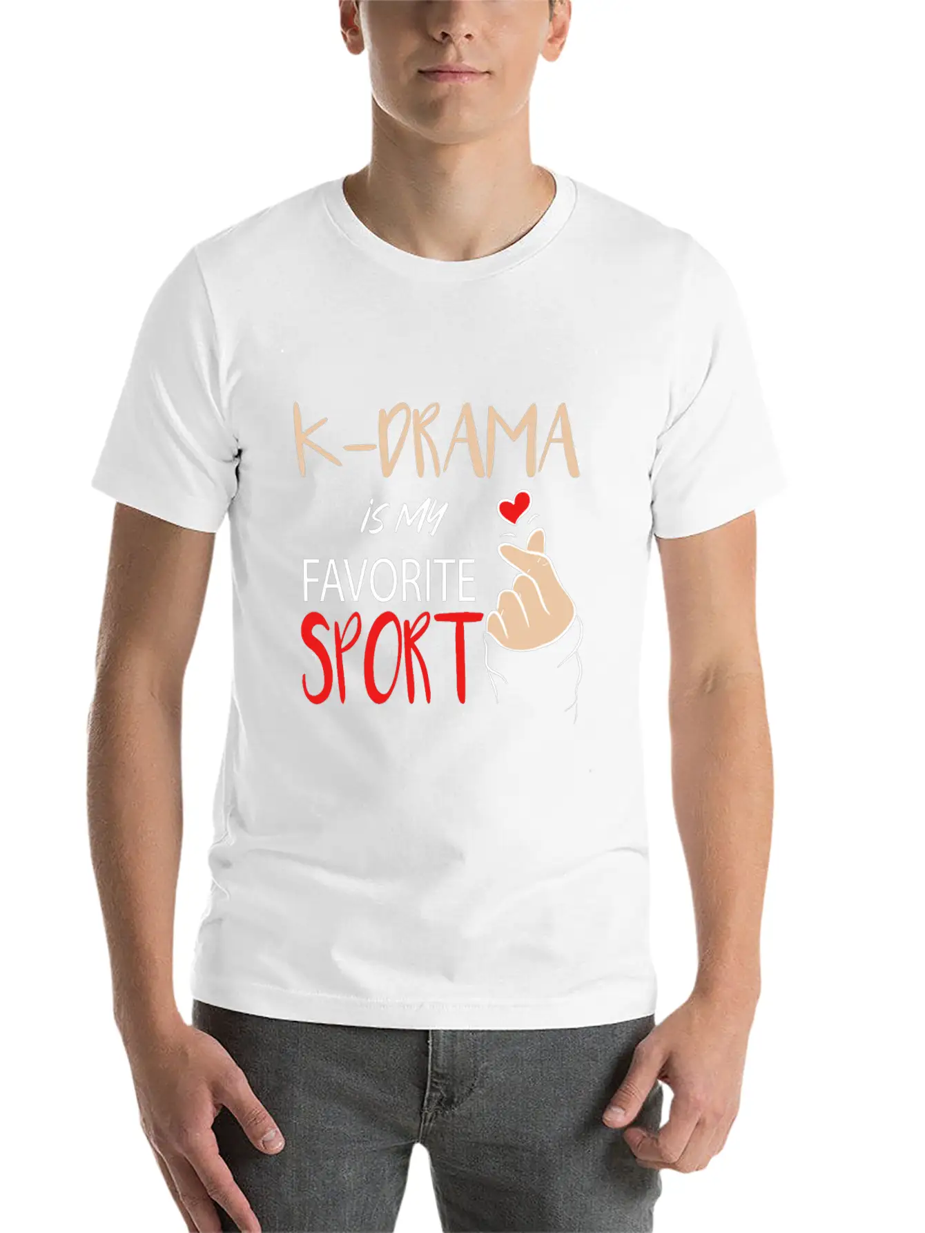 K-Drama Lover Funny KDrama Fan Is My Favorite Stylish Everyday T-Shirt – Unisex Basic Cotton Tee