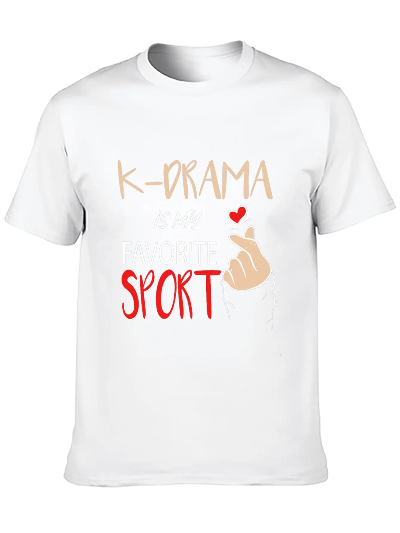 K-Drama Lover Funny KDrama Fan Is My Favorite Stylish Everyday T-Shirt – Unisex Basic Cotton Tee