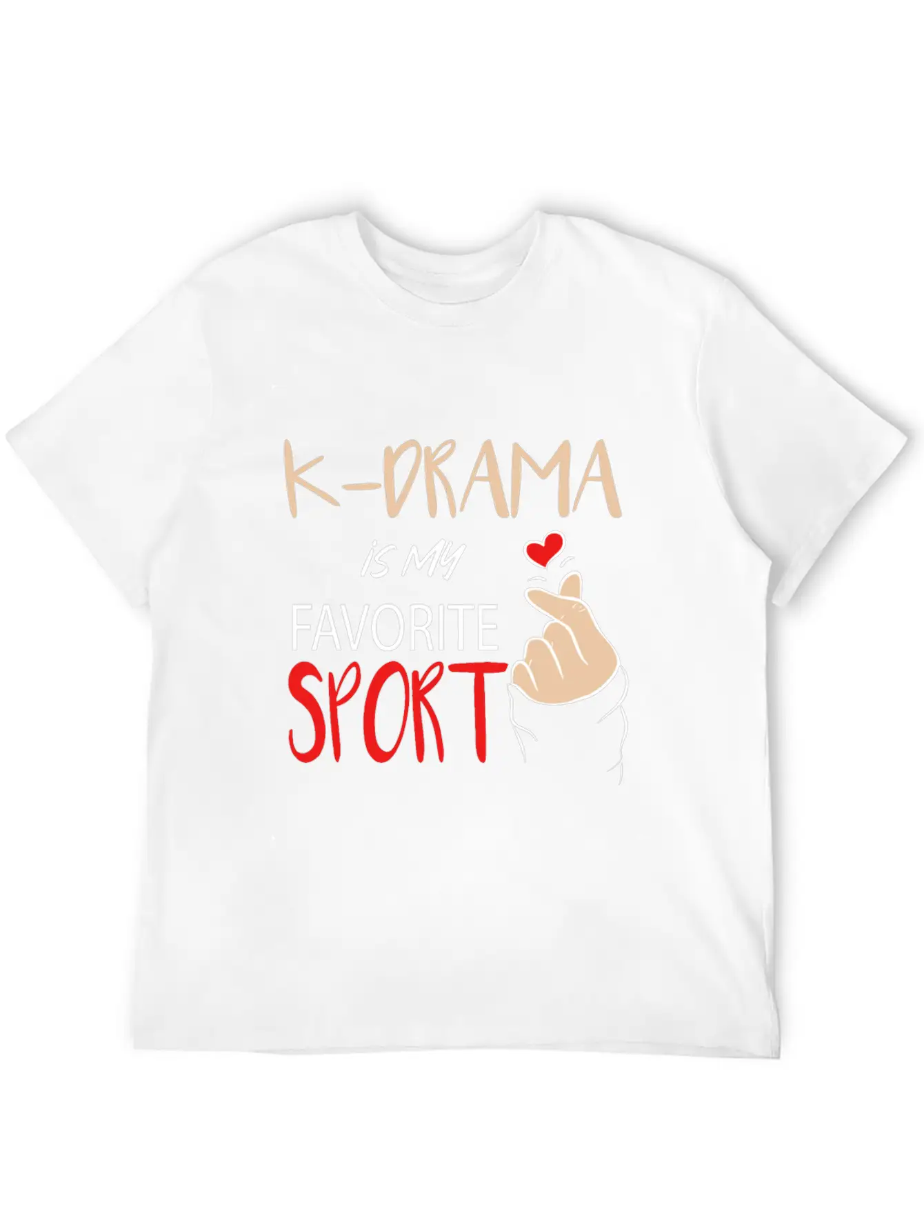 K-Drama Lover Funny KDrama Fan Is My Favorite Stylish Everyday T-Shirt – Unisex Basic Cotton Tee