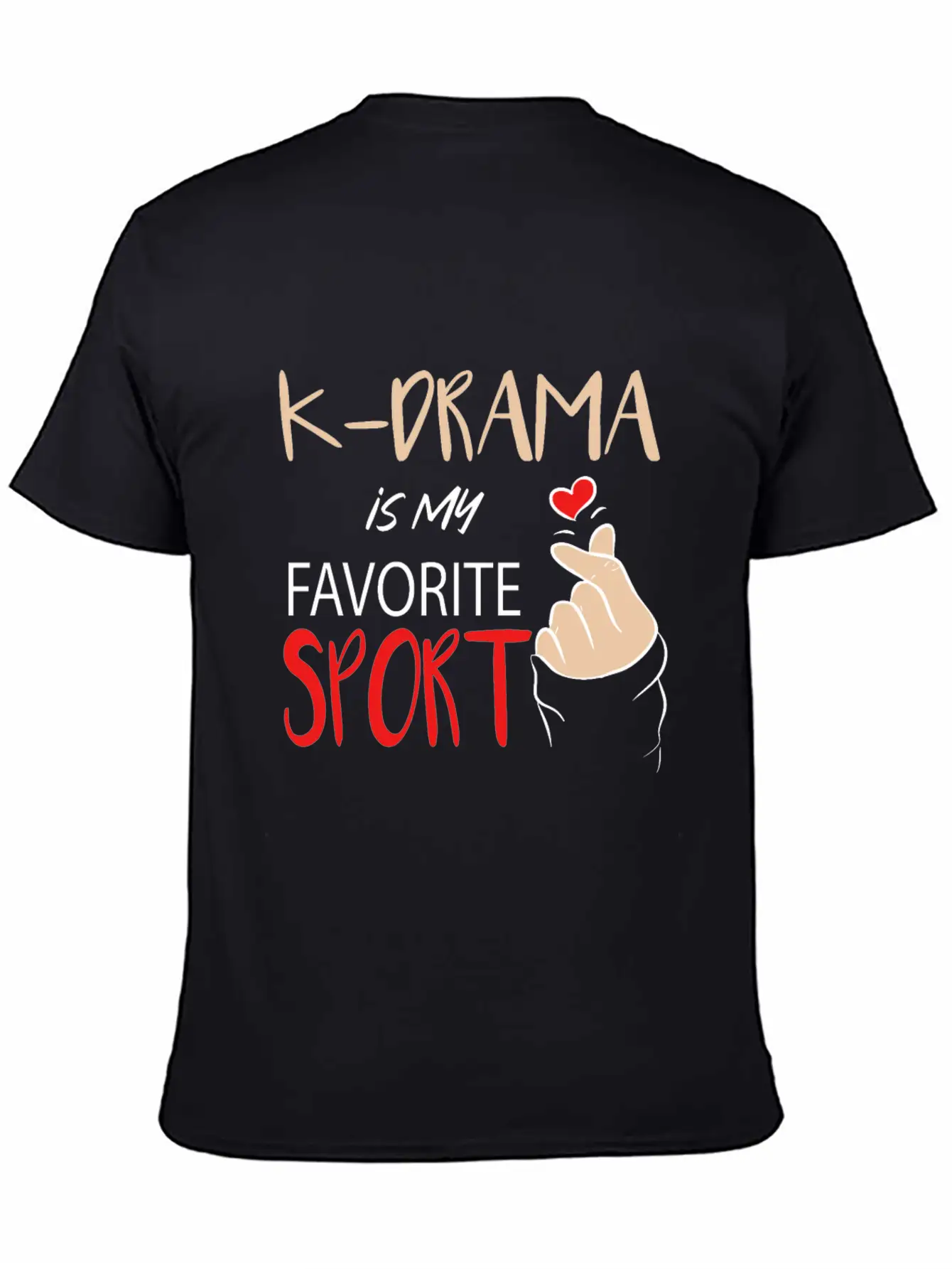 K-Drama Lover Funny KDrama Fan Is My Favorite Stylish Everyday T-Shirt – Unisex Basic Cotton Tee