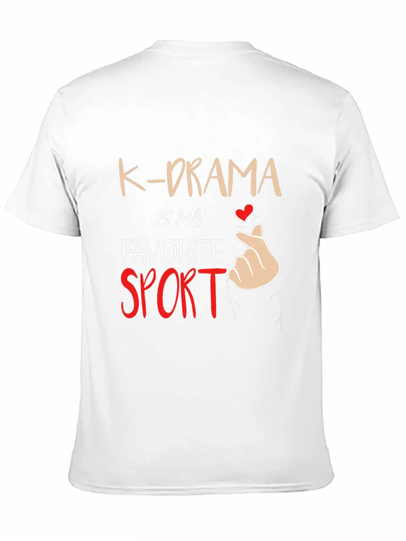 K-Drama Lover Funny KDrama Fan Is My Favorite Stylish Everyday T-Shirt – Unisex Basic Cotton Tee