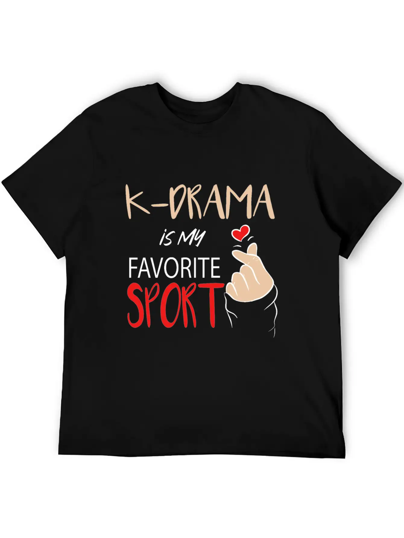 K-Drama Lover Funny KDrama Fan Is My Favorite Stylish Everyday T-Shirt – Unisex Basic Cotton Tee