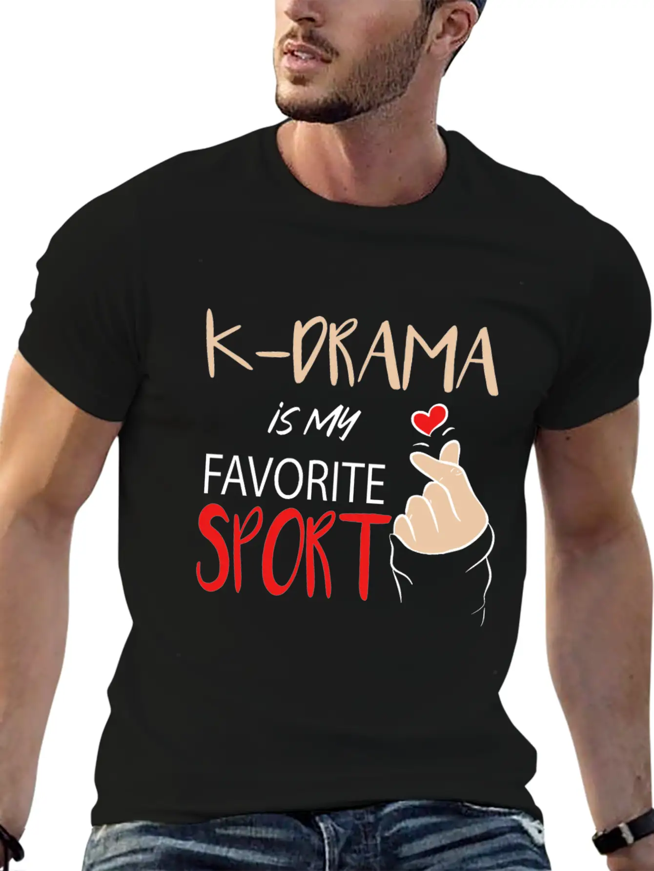 K-Drama Lover Funny KDrama Fan Is My Favorite Stylish Everyday T-Shirt – Unisex Basic Cotton Tee