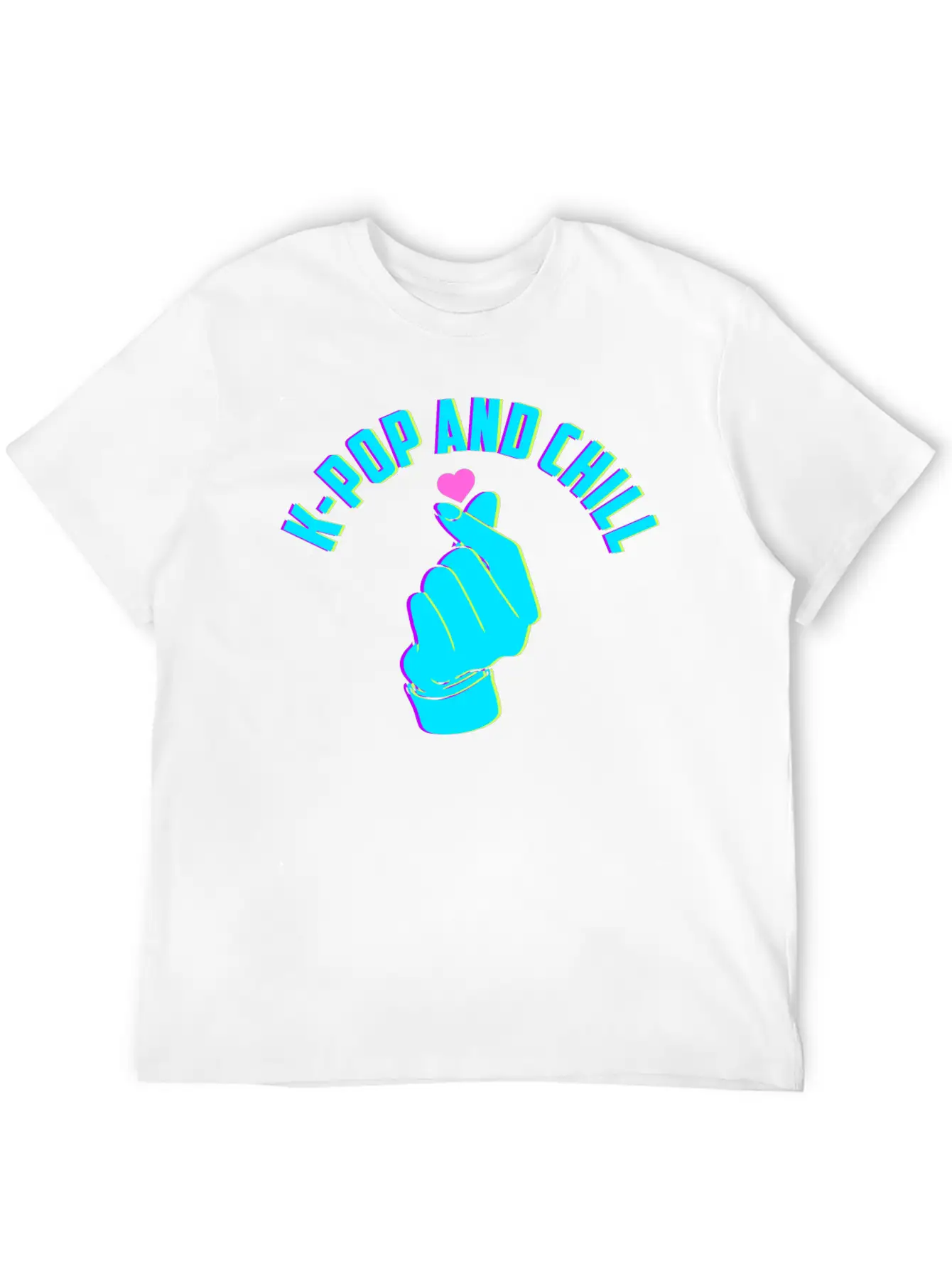 K-pop And Chill Korean Music Lover Gift Stylish Everyday T-Shirt – Unisex Basic Cotton Tee
