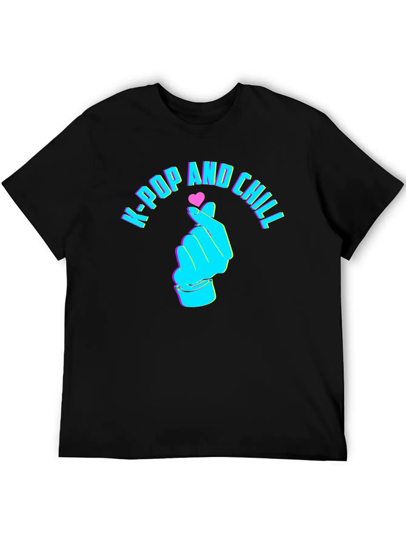 K-pop And Chill Korean Music Lover Gift Stylish Everyday T-Shirt – Unisex Basic Cotton Tee