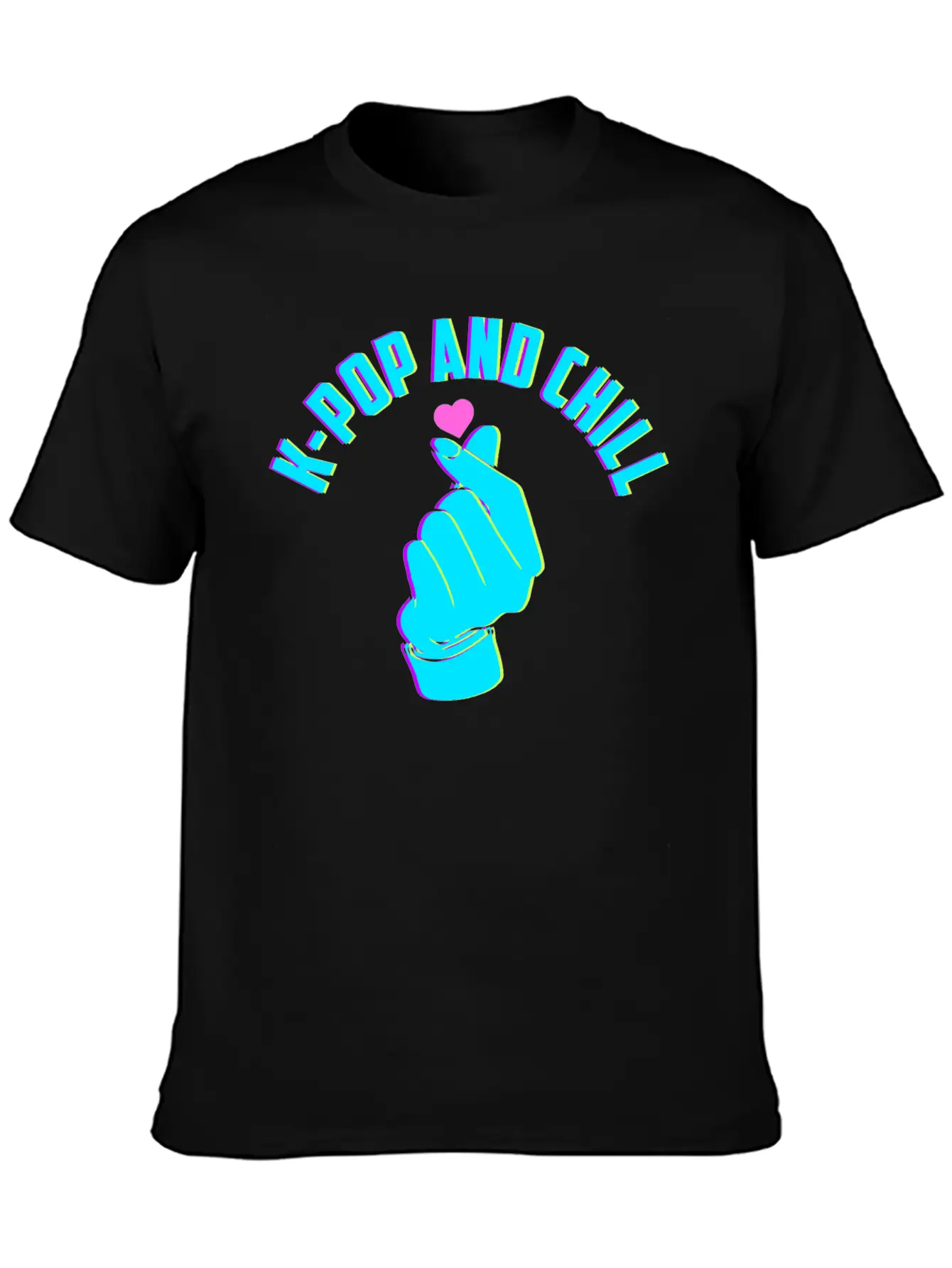 K-pop And Chill Korean Music Lover Gift Stylish Everyday T-Shirt – Unisex Basic Cotton Tee