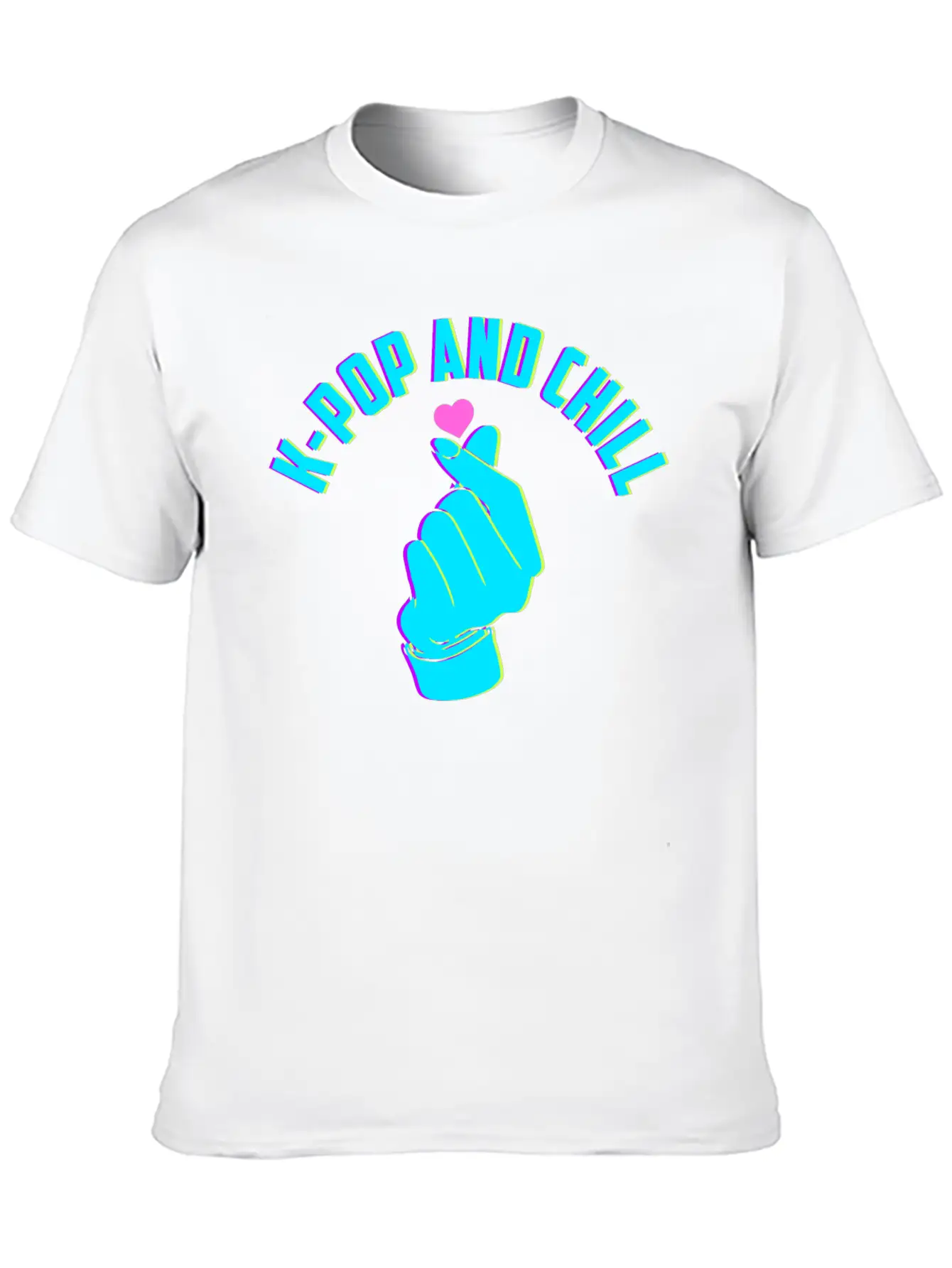 K-pop And Chill Korean Music Lover Gift Stylish Everyday T-Shirt – Unisex Basic Cotton Tee