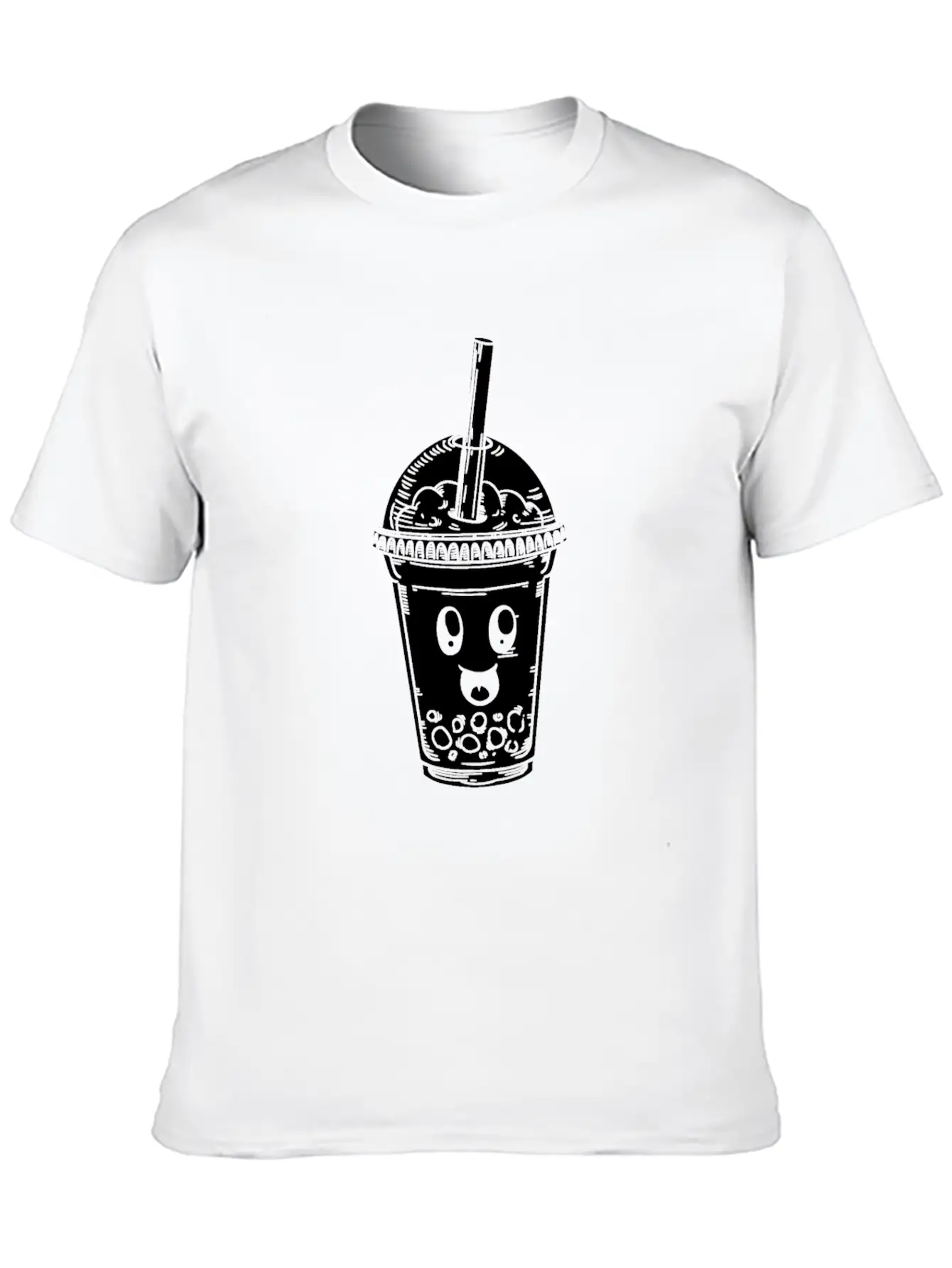 K Pop Bubble Tea Basic Graphic T-Shirt – Daily Comfort In Soft Cotton