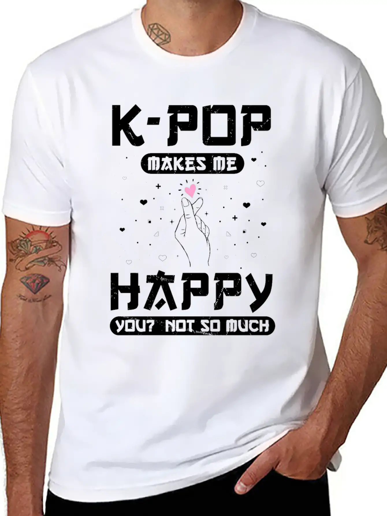K-Pop Korean Pop Manga Bubble Tea Kawaii Pop Stylish Everyday T-Shirt – Unisex Basic Cotton Tee