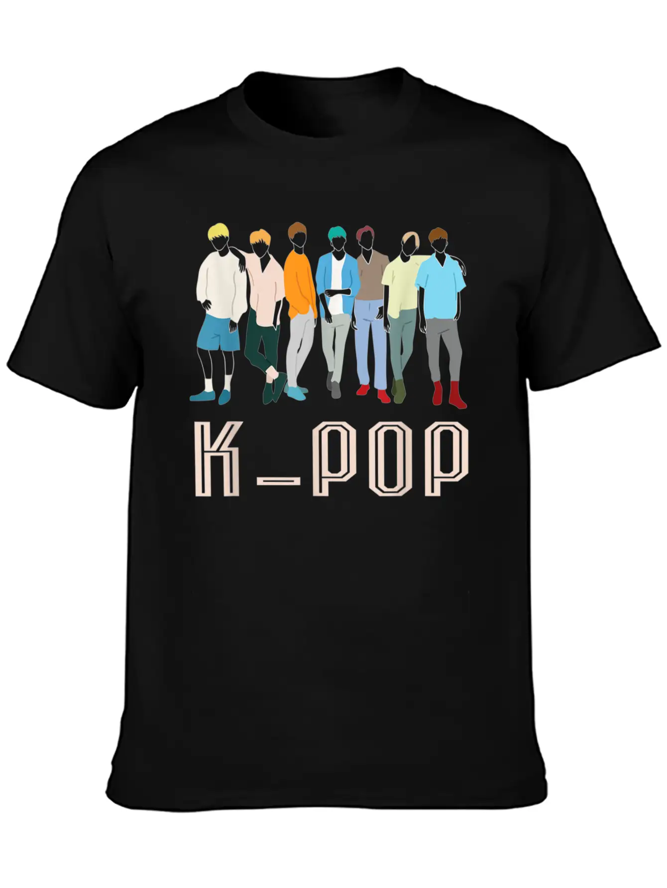 K Pop Korean Pop Music Boy Band For K Pop Fanatics Stylish Everyday T-Shirt – Unisex Basic Cotton Tee