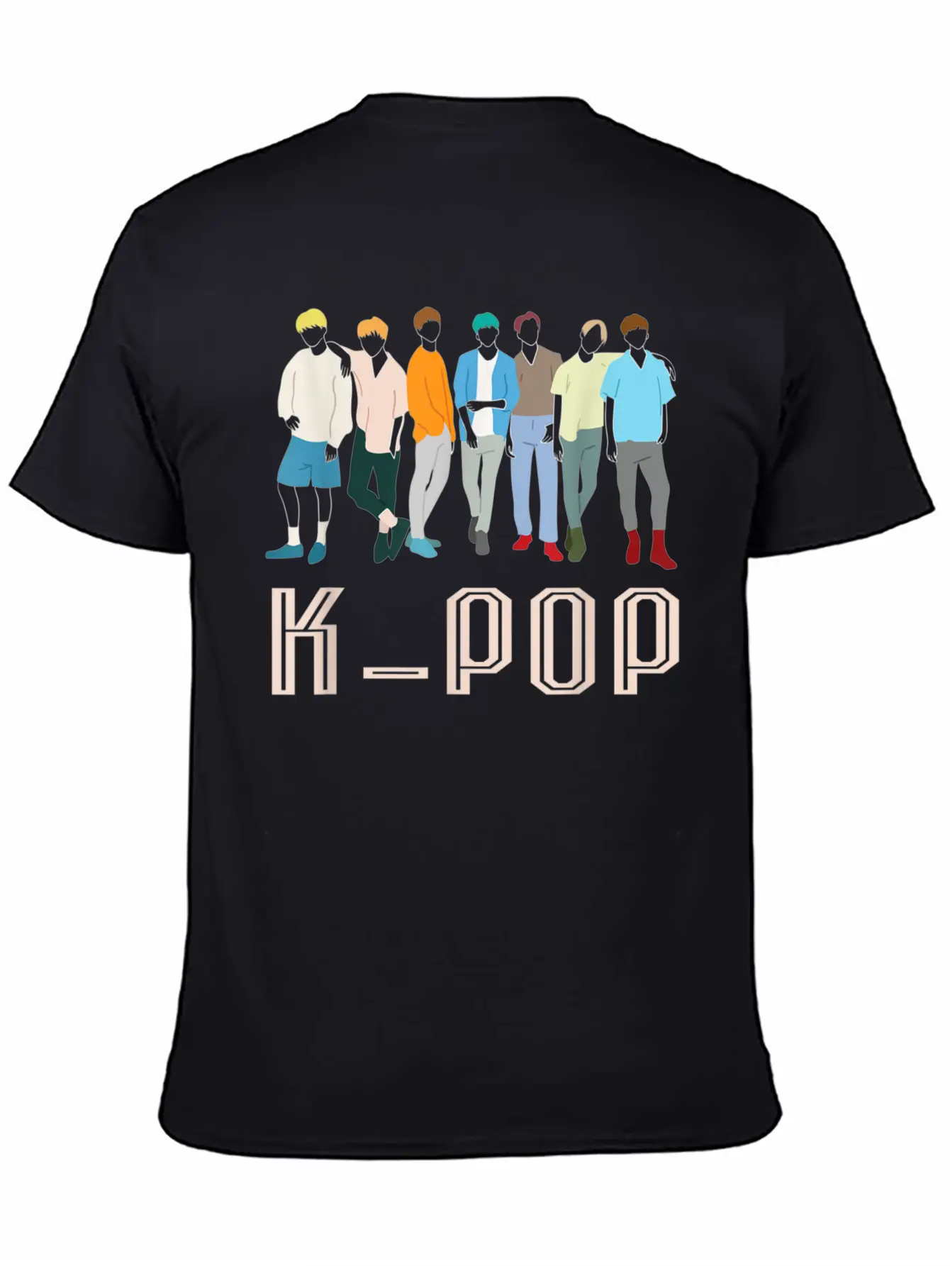 K Pop Korean Pop Music Boy Band For K Pop Fanatics Stylish Everyday T-Shirt – Unisex Basic Cotton Tee