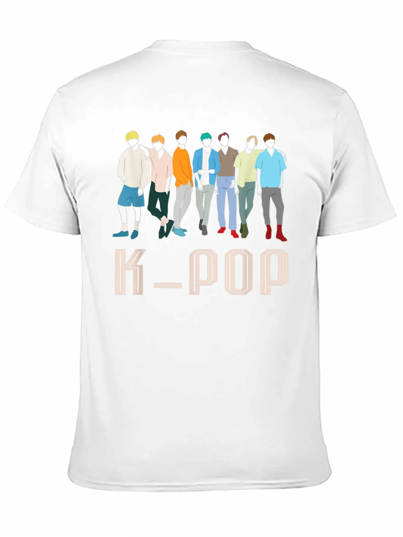 K Pop Korean Pop Music Boy Band For K Pop Fanatics Stylish Everyday T-Shirt – Unisex Basic Cotton Tee