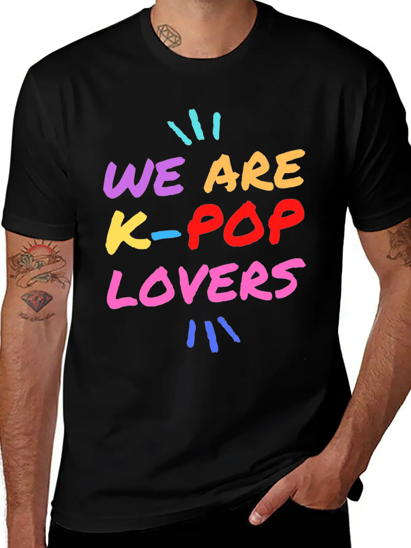 K POP Lovers Unisex Short Sleeve Soft Cotton T-Shirt – Casual Everyday Wear