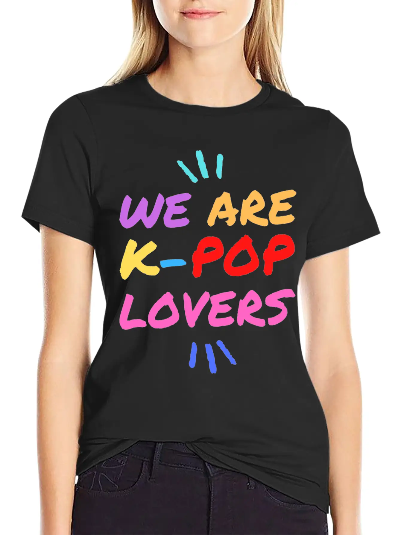 K POP Lovers Unisex Short Sleeve Soft Cotton T-Shirt – Casual Everyday Wear