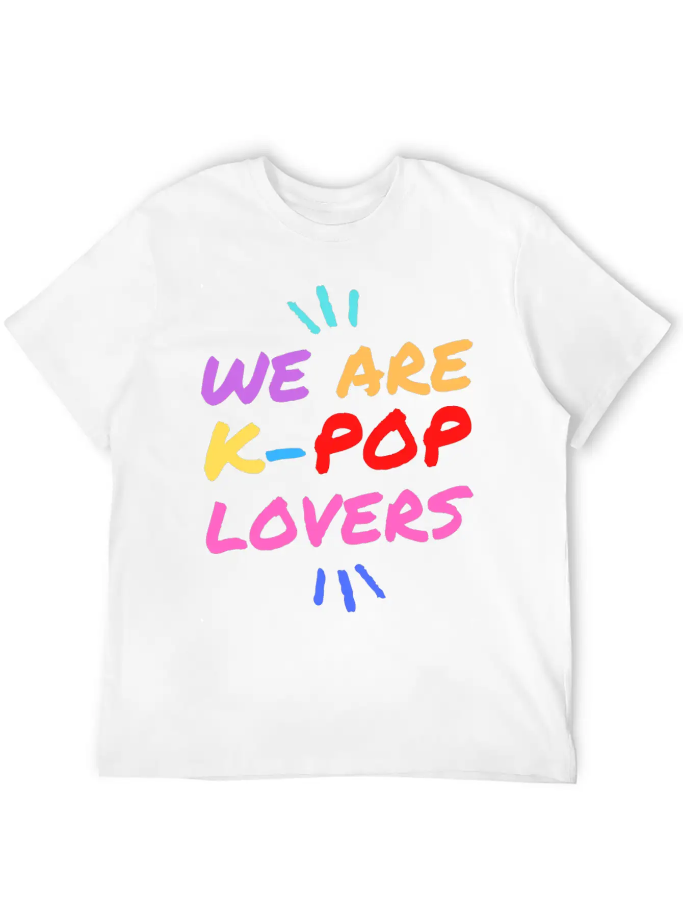 K POP Lovers Unisex Short Sleeve Soft Cotton T-Shirt – Casual Everyday Wear