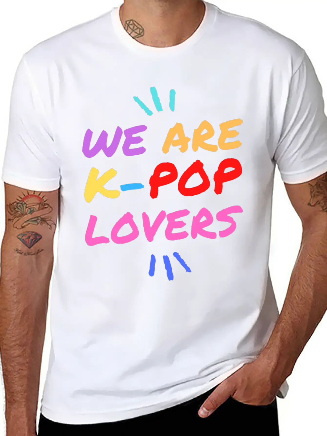 K POP Lovers Unisex Short Sleeve Soft Cotton T-Shirt – Casual Everyday Wear
