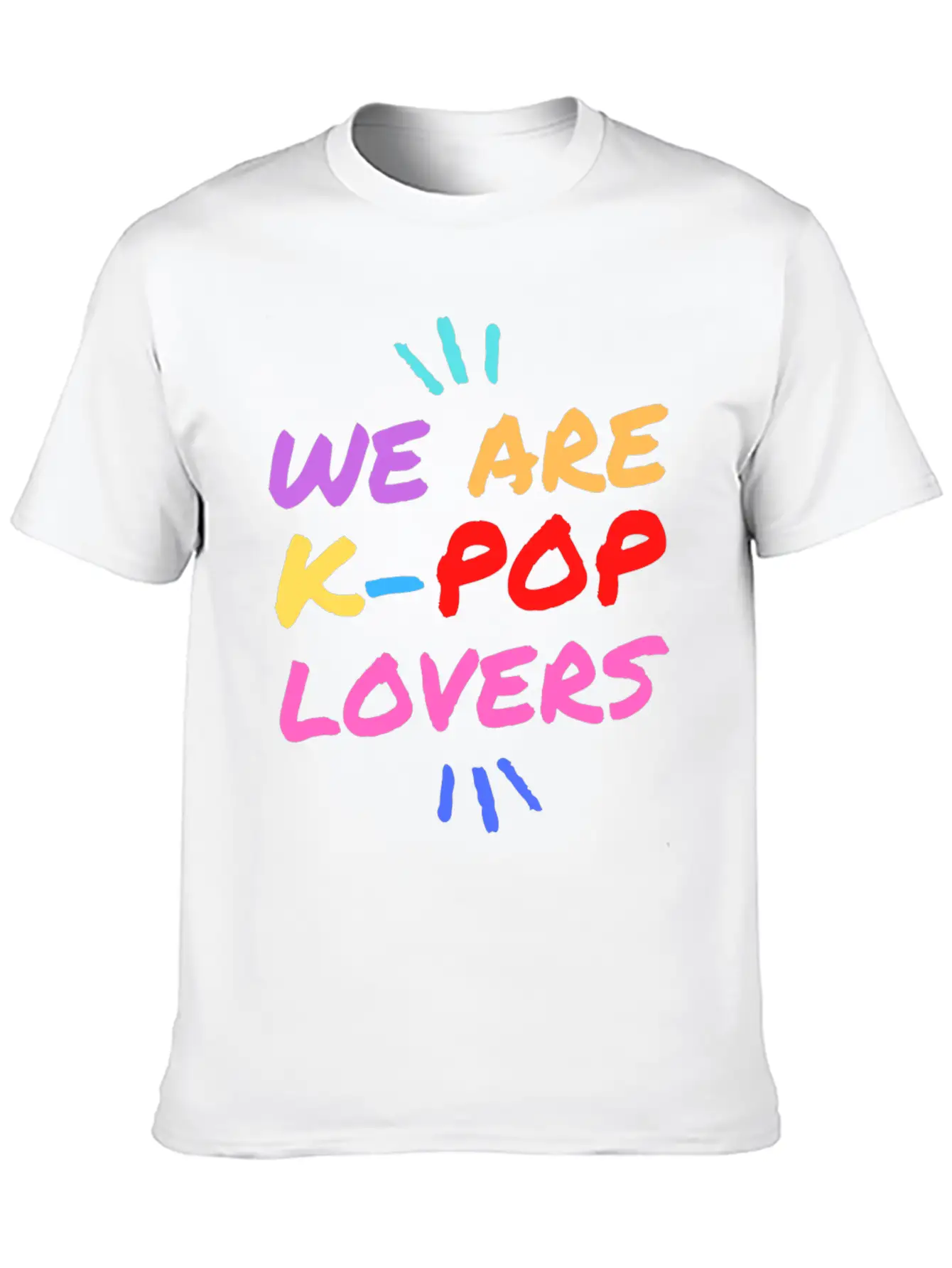K POP Lovers Unisex Short Sleeve Soft Cotton T-Shirt – Casual Everyday Wear