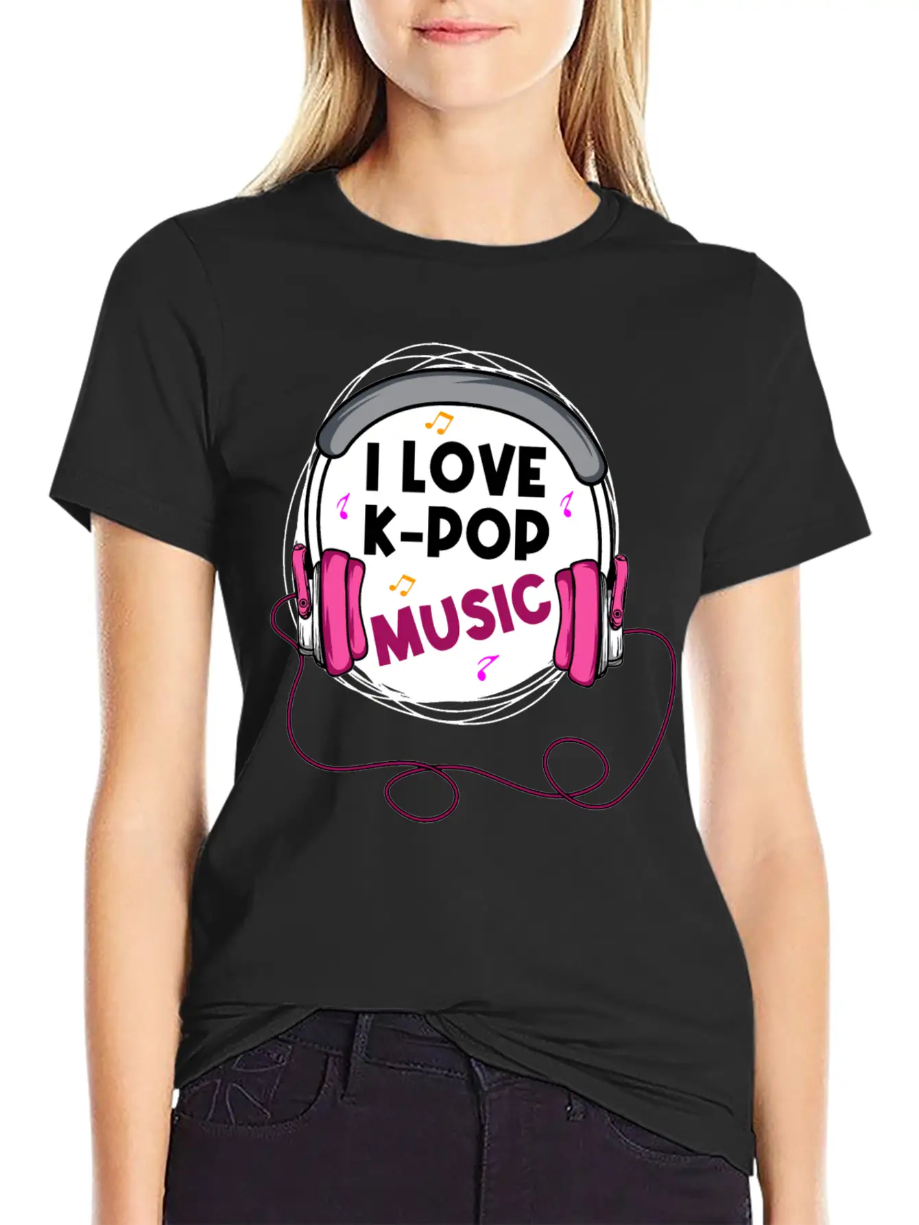 K-POP Music Kpop Addict Gift Stylish Everyday T-Shirt – Unisex Basic Cotton Tee