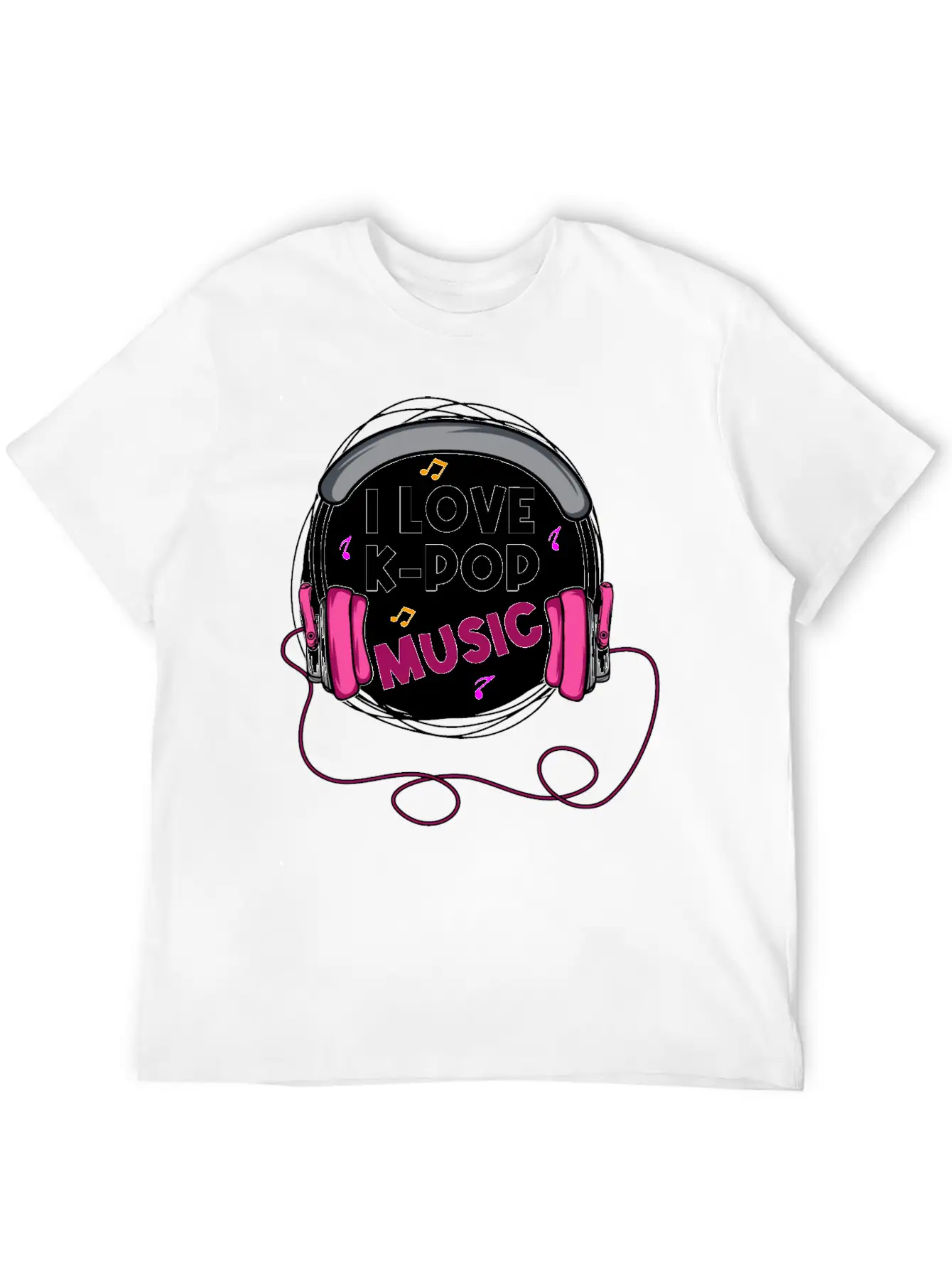 K-POP Music Kpop Addict Gift Stylish Everyday T-Shirt – Unisex Basic Cotton Tee