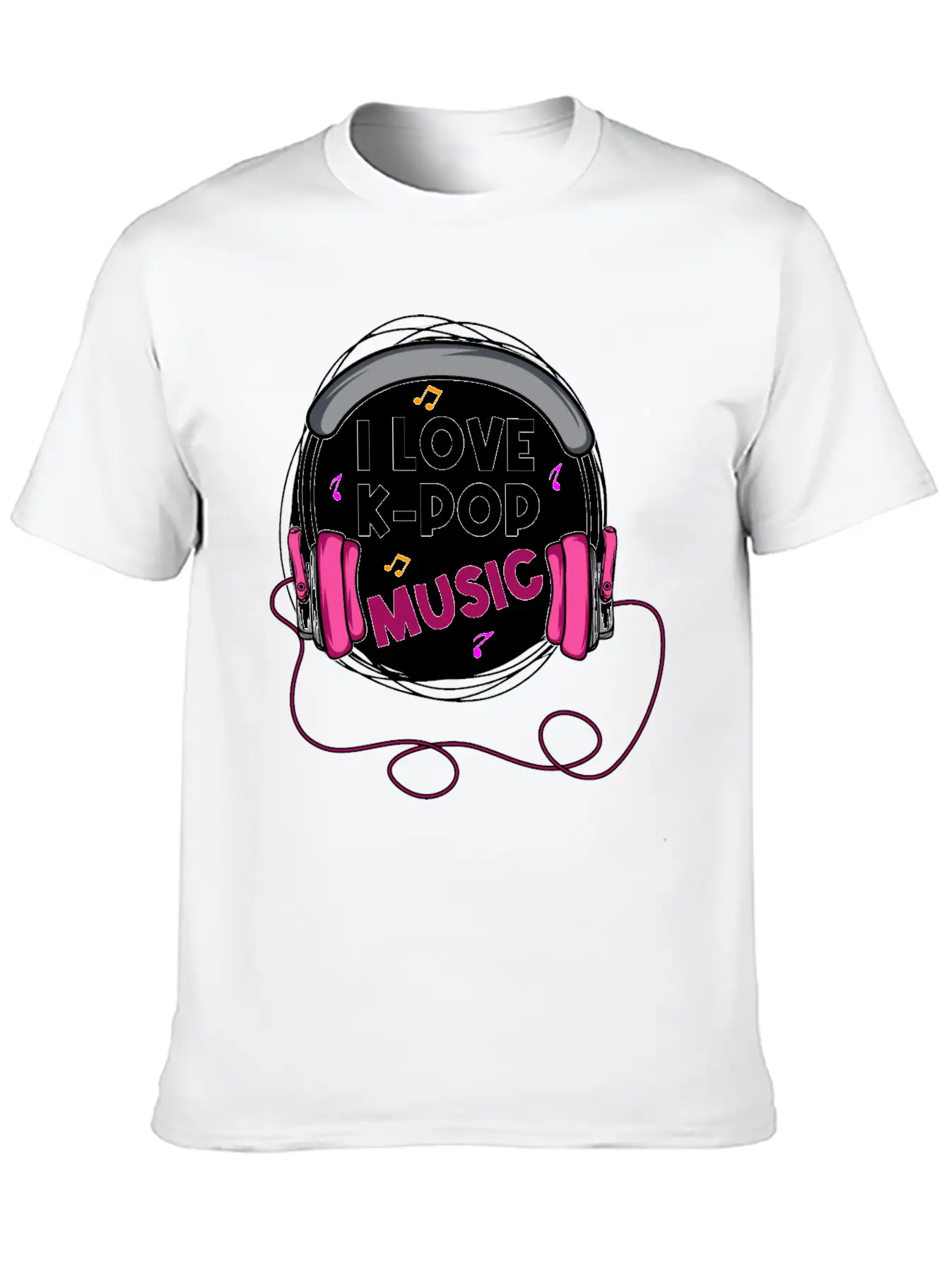 K-POP Music Kpop Addict Gift Stylish Everyday T-Shirt – Unisex Basic Cotton Tee
