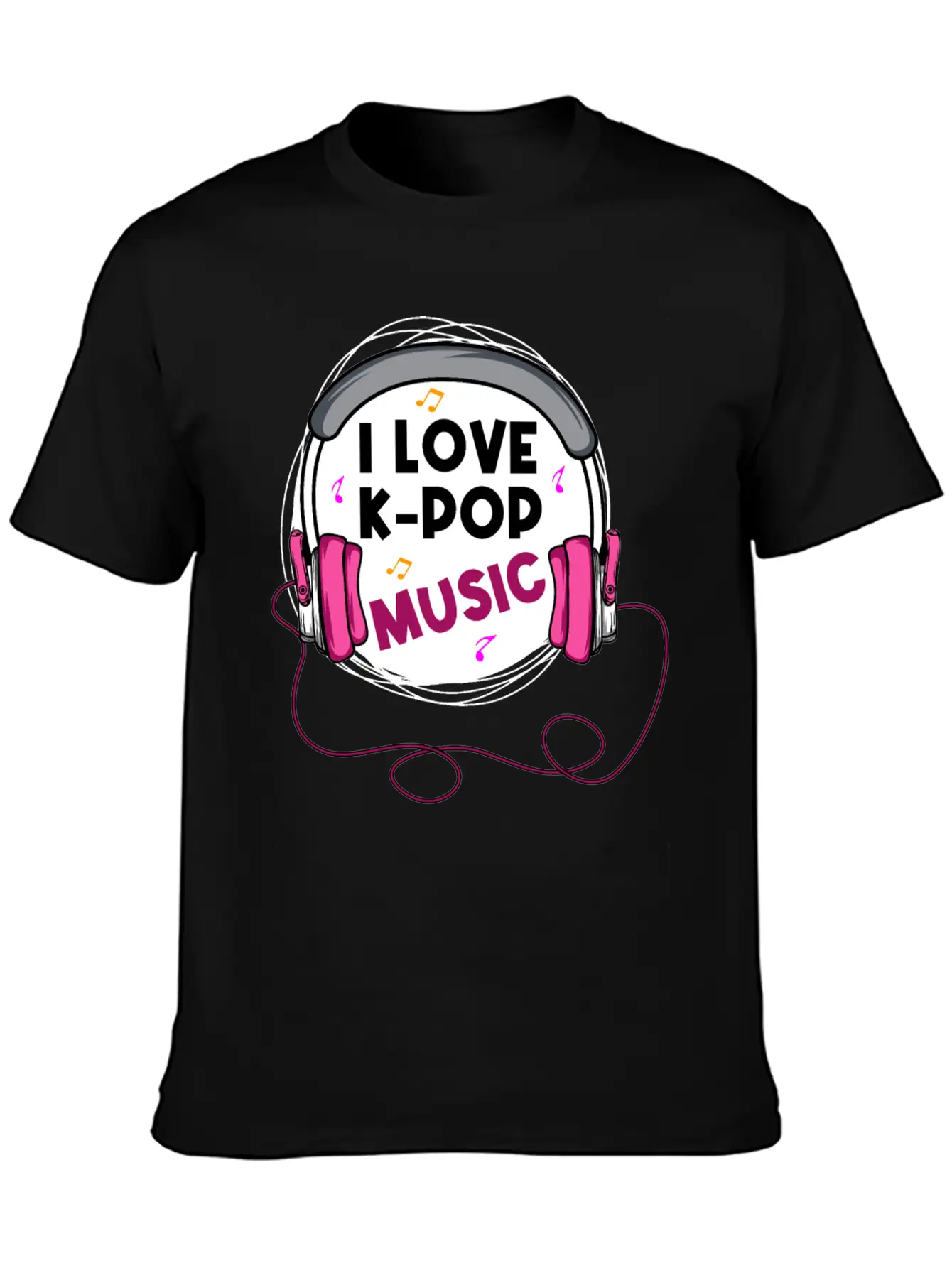 K-POP Music Kpop Addict Gift Stylish Everyday T-Shirt – Unisex Basic Cotton Tee