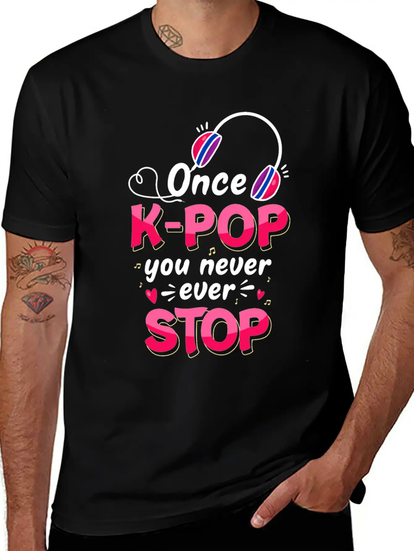 K-POP TSHIRT Gift Unisex Short Sleeve Soft Cotton T-Shirt – Casual Everyday Wear