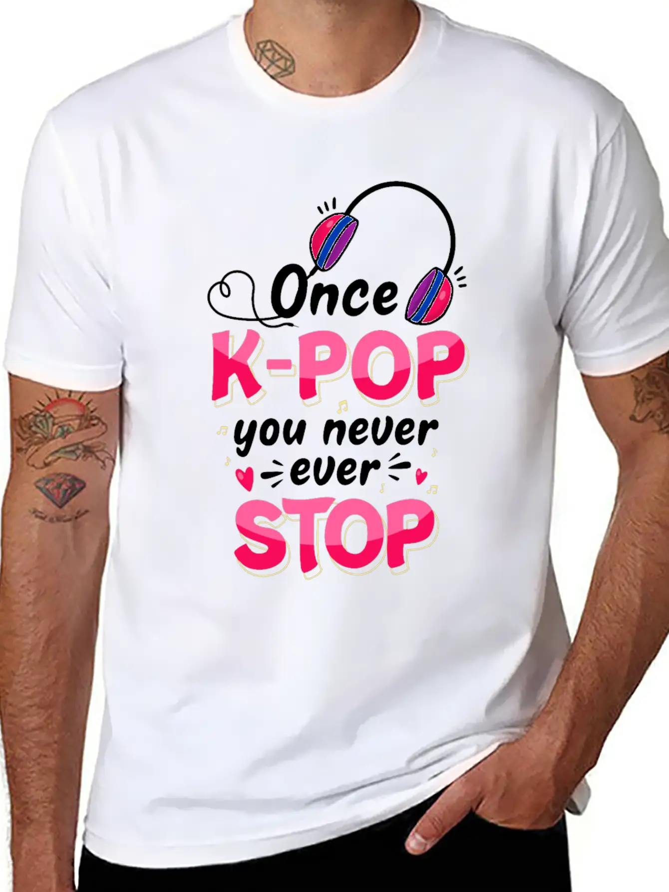 K-POP TSHIRT Gift Unisex Short Sleeve Soft Cotton T-Shirt – Casual Everyday Wear