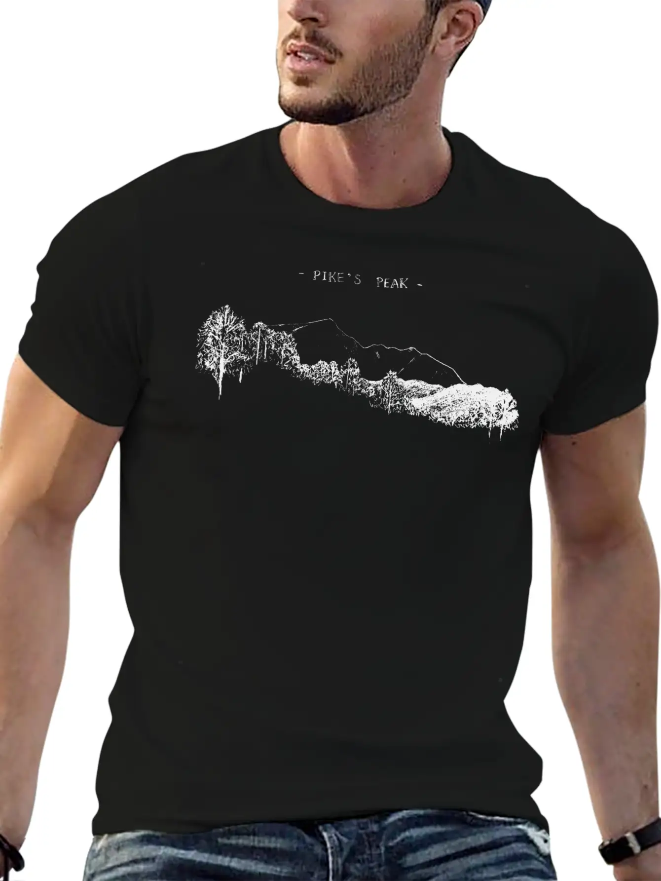 K S Pikes Peak Stylish Everyday T-Shirt – Unisex Basic Cotton Tee