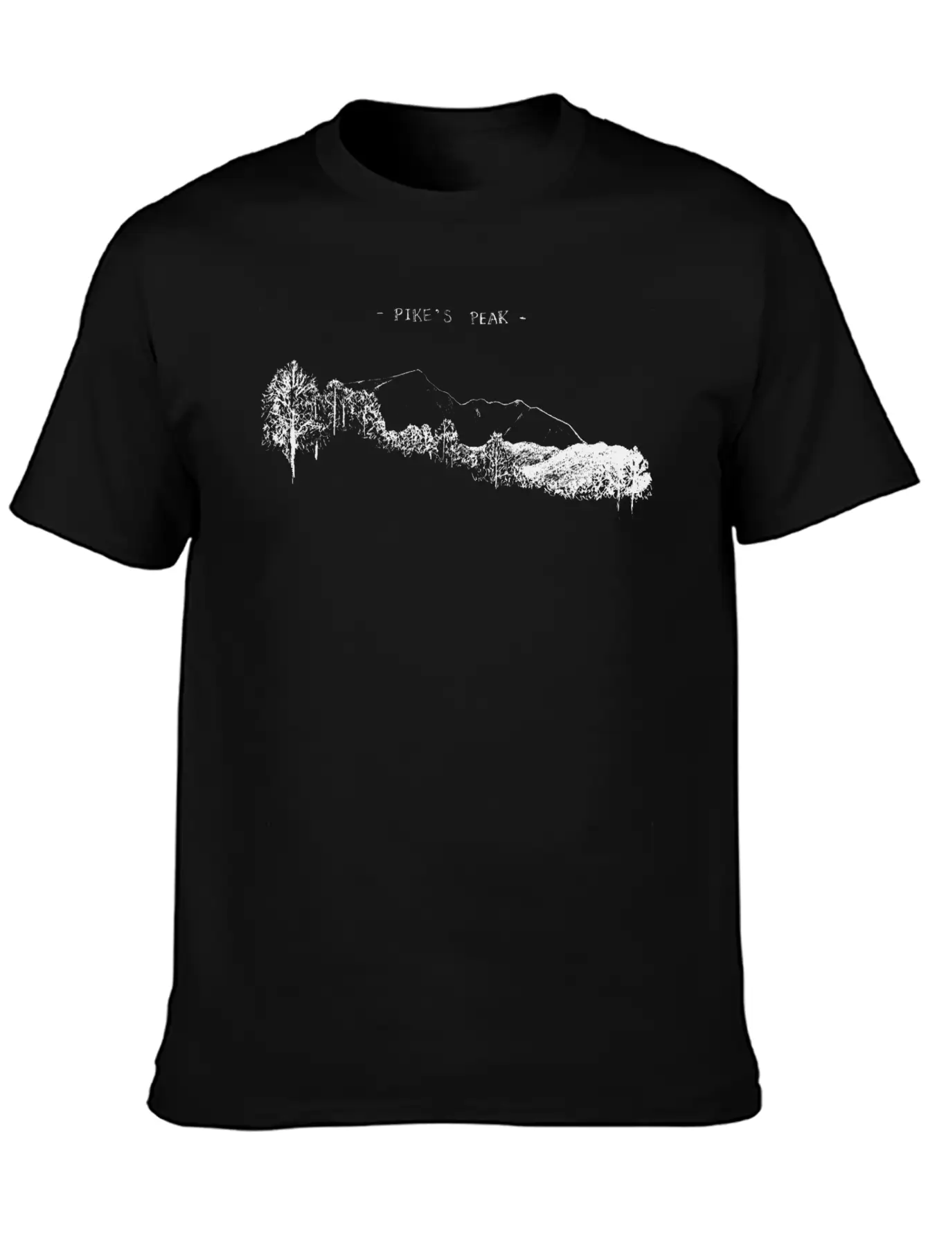 K S Pikes Peak Stylish Everyday T-Shirt – Unisex Basic Cotton Tee