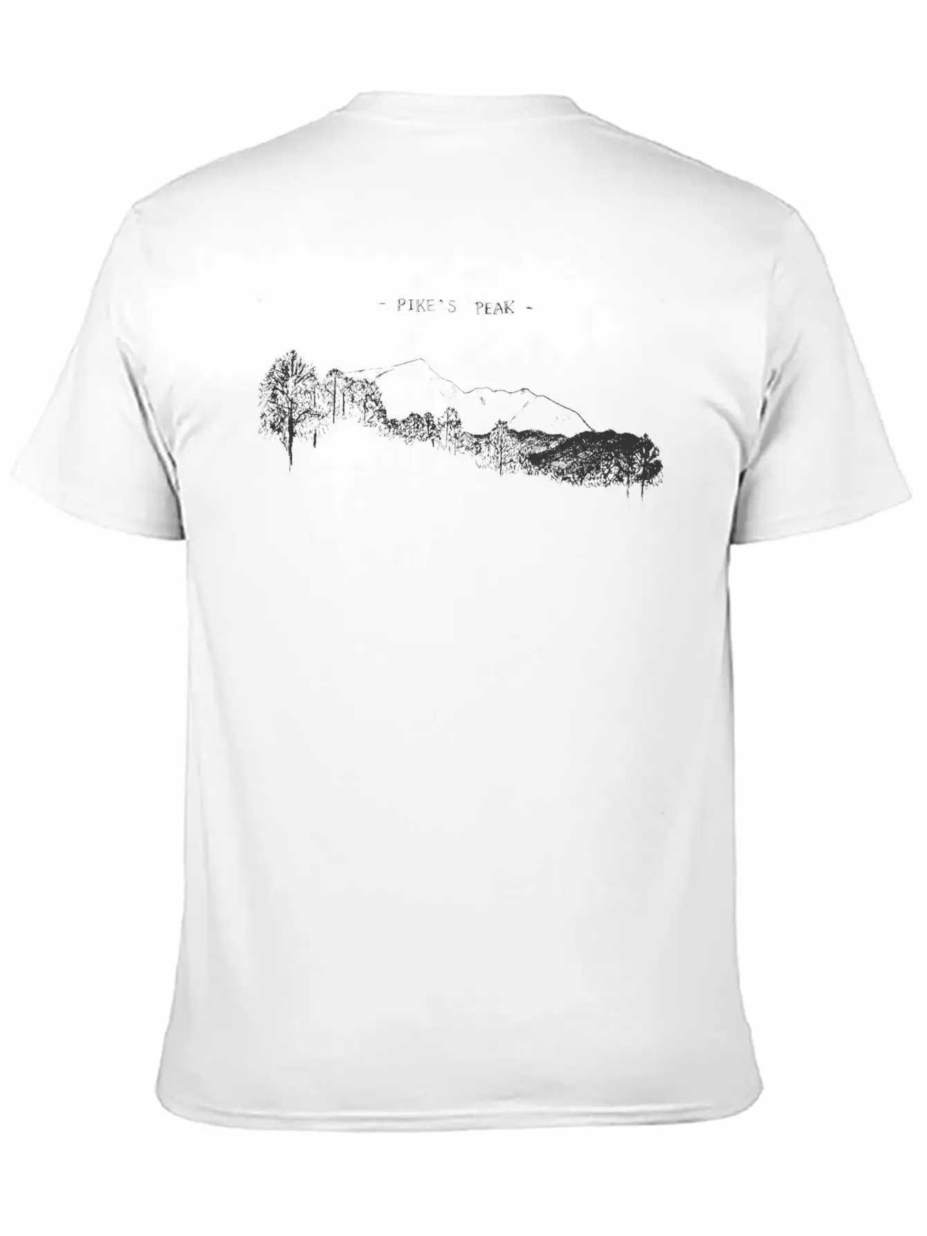 K S Pikes Peak Stylish Everyday T-Shirt – Unisex Basic Cotton Tee