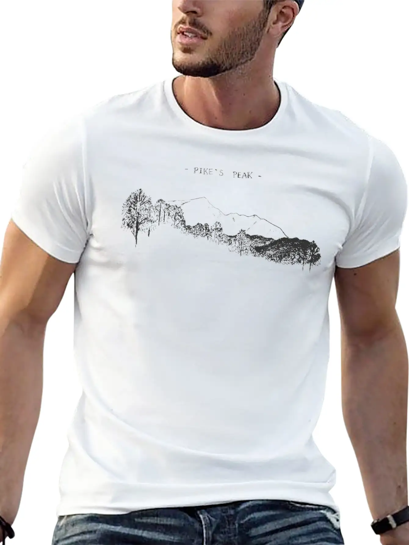 K S Pikes Peak Stylish Everyday T-Shirt – Unisex Basic Cotton Tee