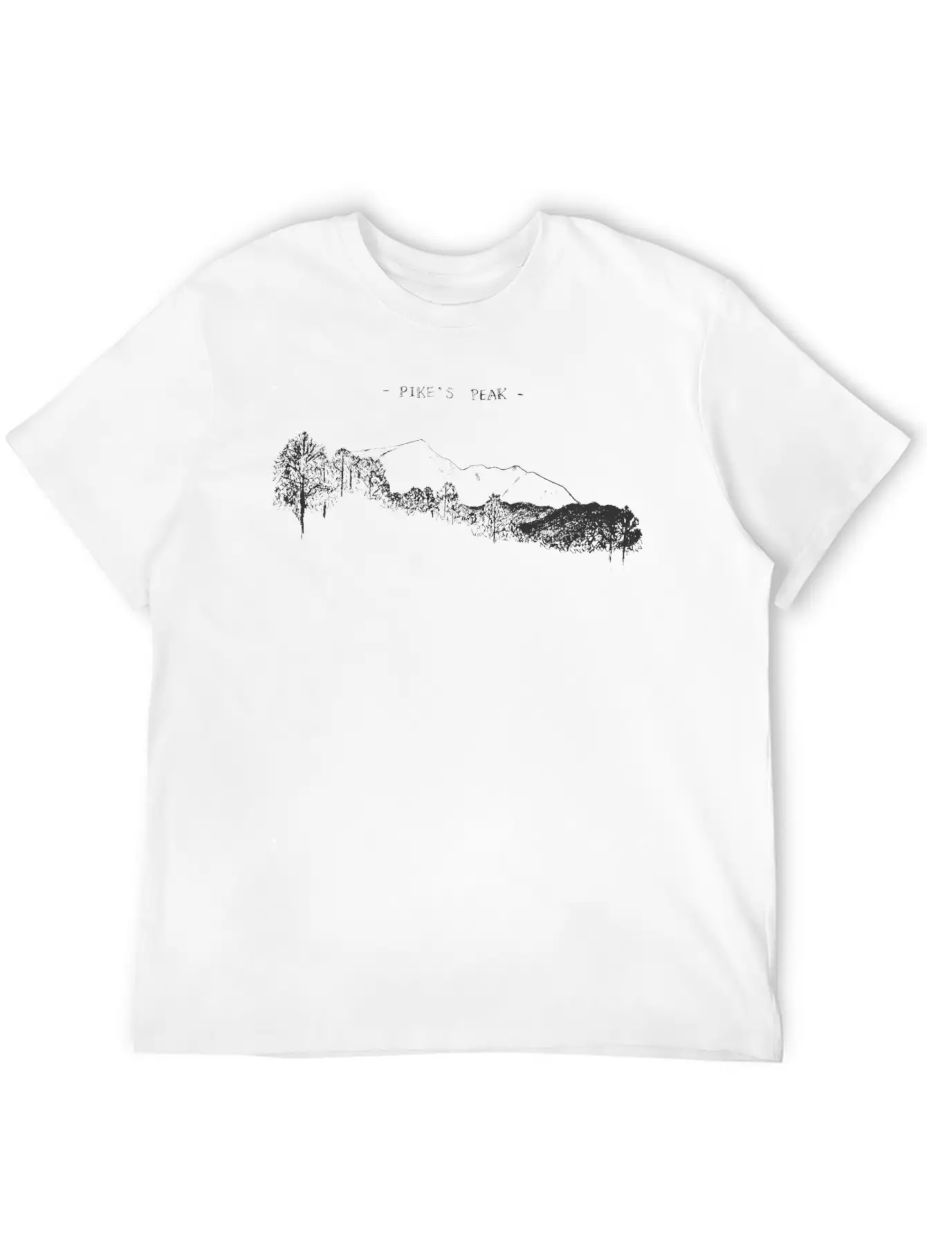 K S Pikes Peak Stylish Everyday T-Shirt – Unisex Basic Cotton Tee