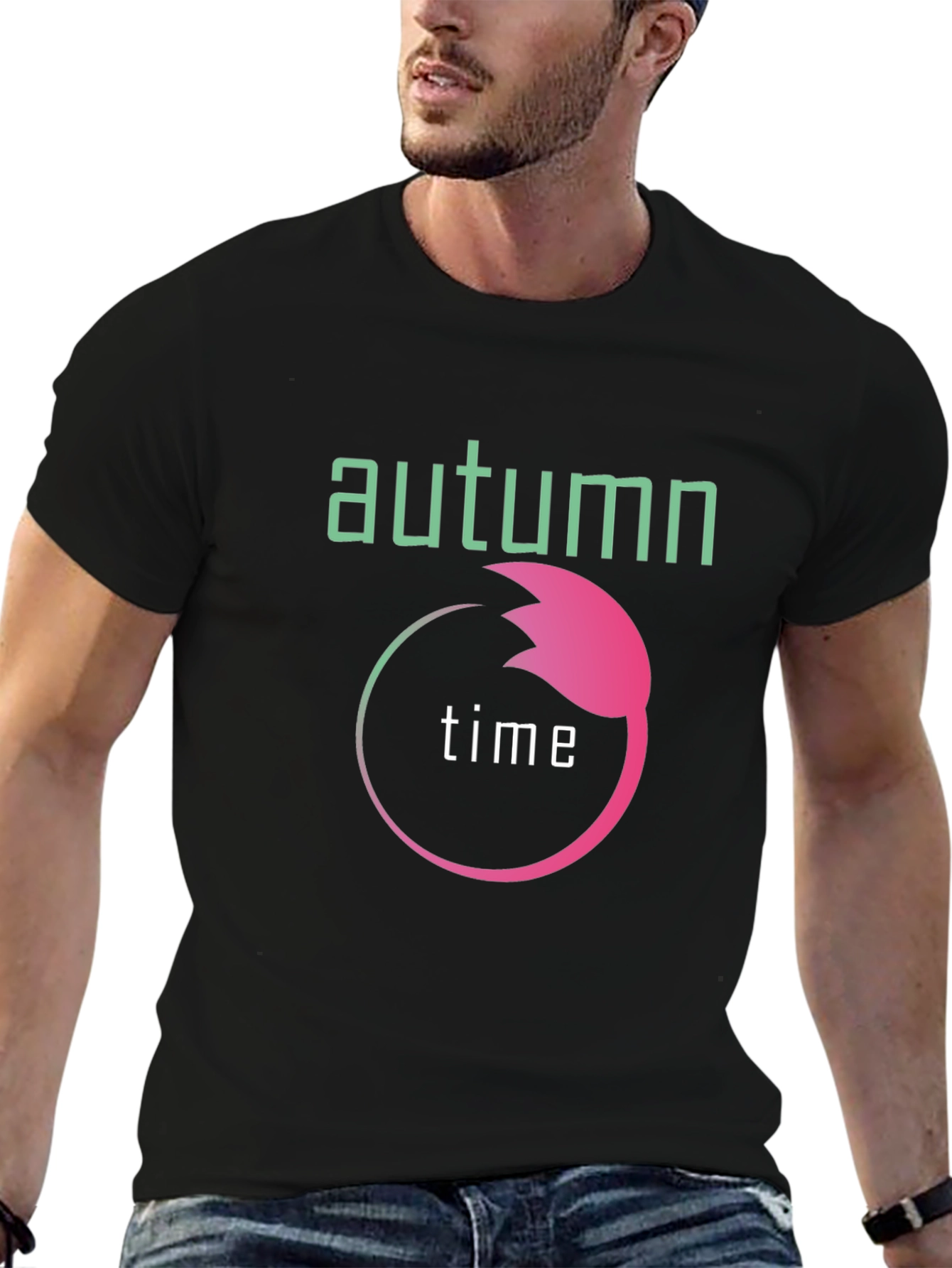 Autumn Time Graphic Tee - Stylish Fall Season Apparel