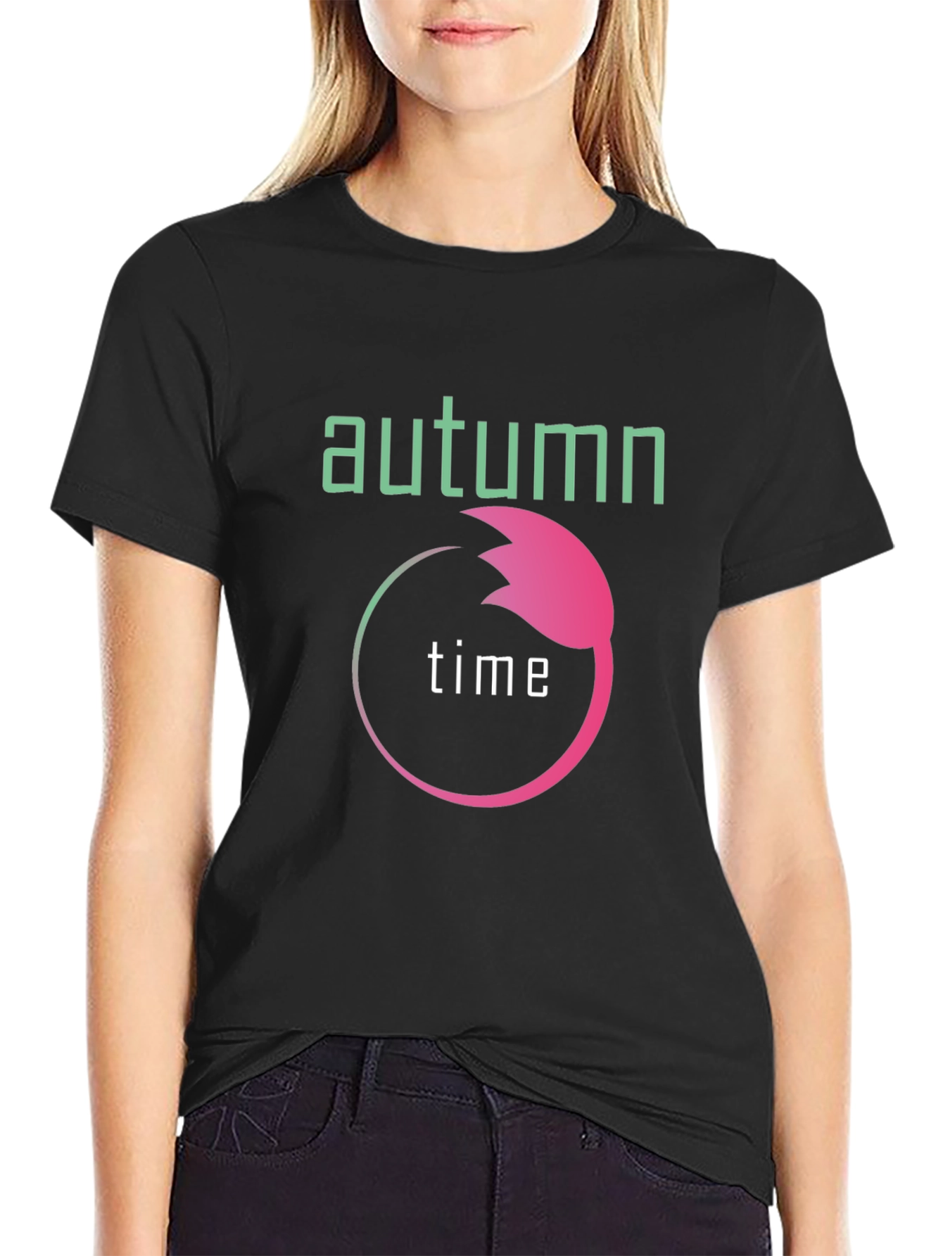 Autumn Time Graphic Tee - Stylish Fall Season Apparel