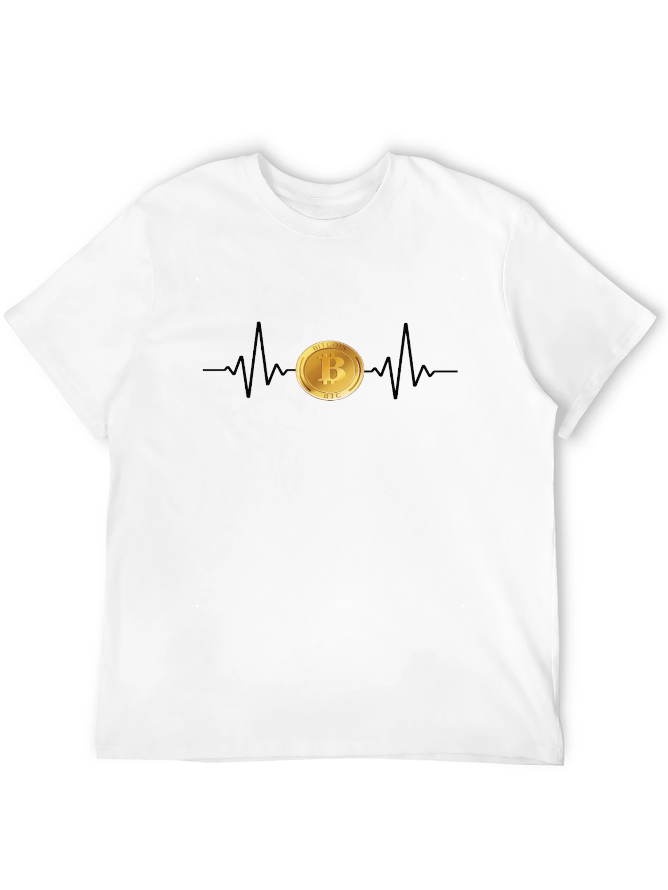 Bitcoin Heartbeat T-Shirt - Crypto Lover Tee