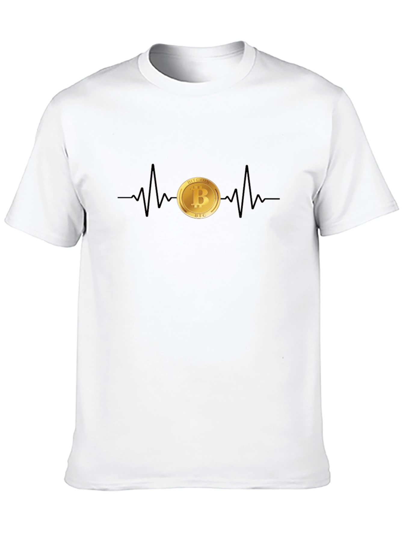 Bitcoin Heartbeat T-Shirt - Crypto Lover Tee