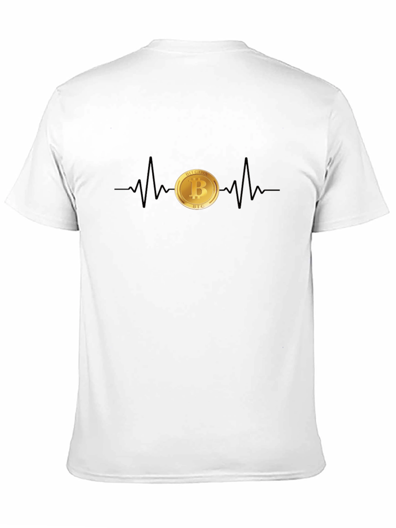 Bitcoin Heartbeat T-Shirt - Crypto Lover Tee