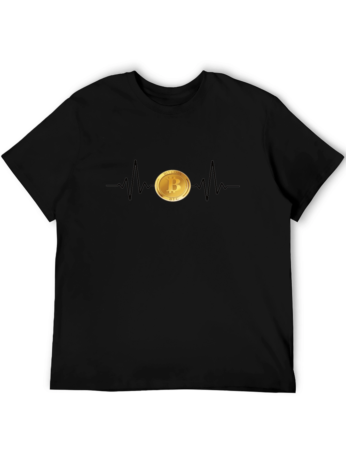 Bitcoin Heartbeat T-Shirt - Crypto Lover Tee