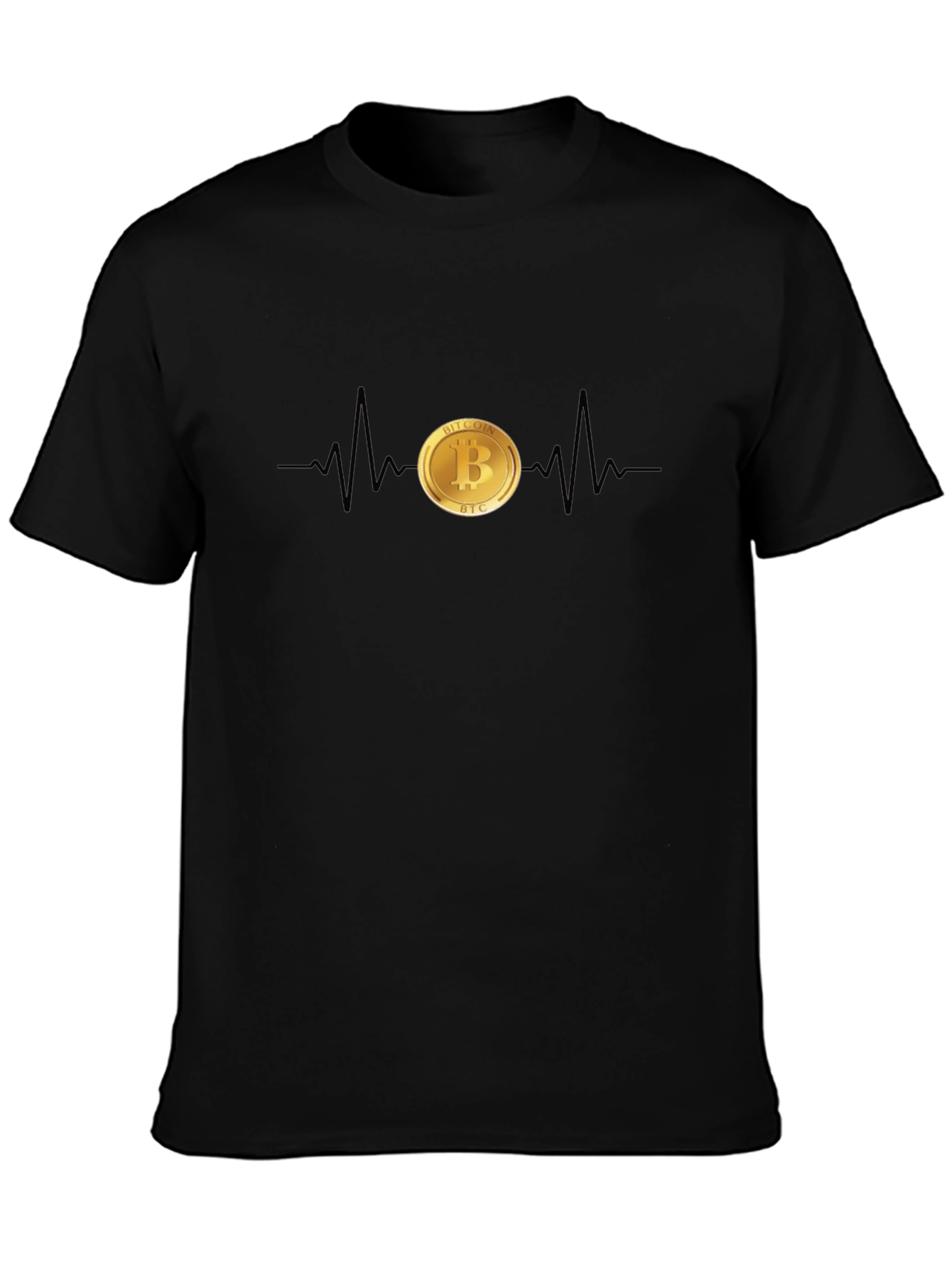 Bitcoin Heartbeat T-Shirt - Crypto Lover Tee