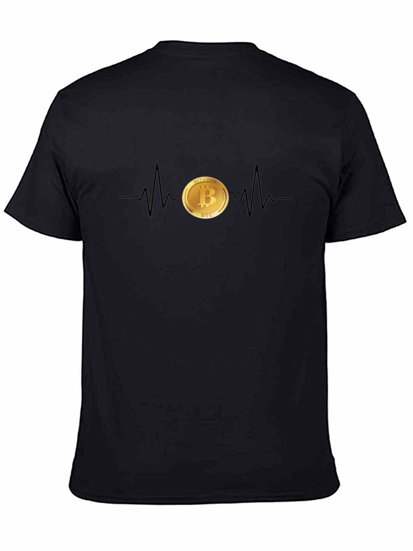 Bitcoin Heartbeat T-Shirt - Crypto Lover Tee