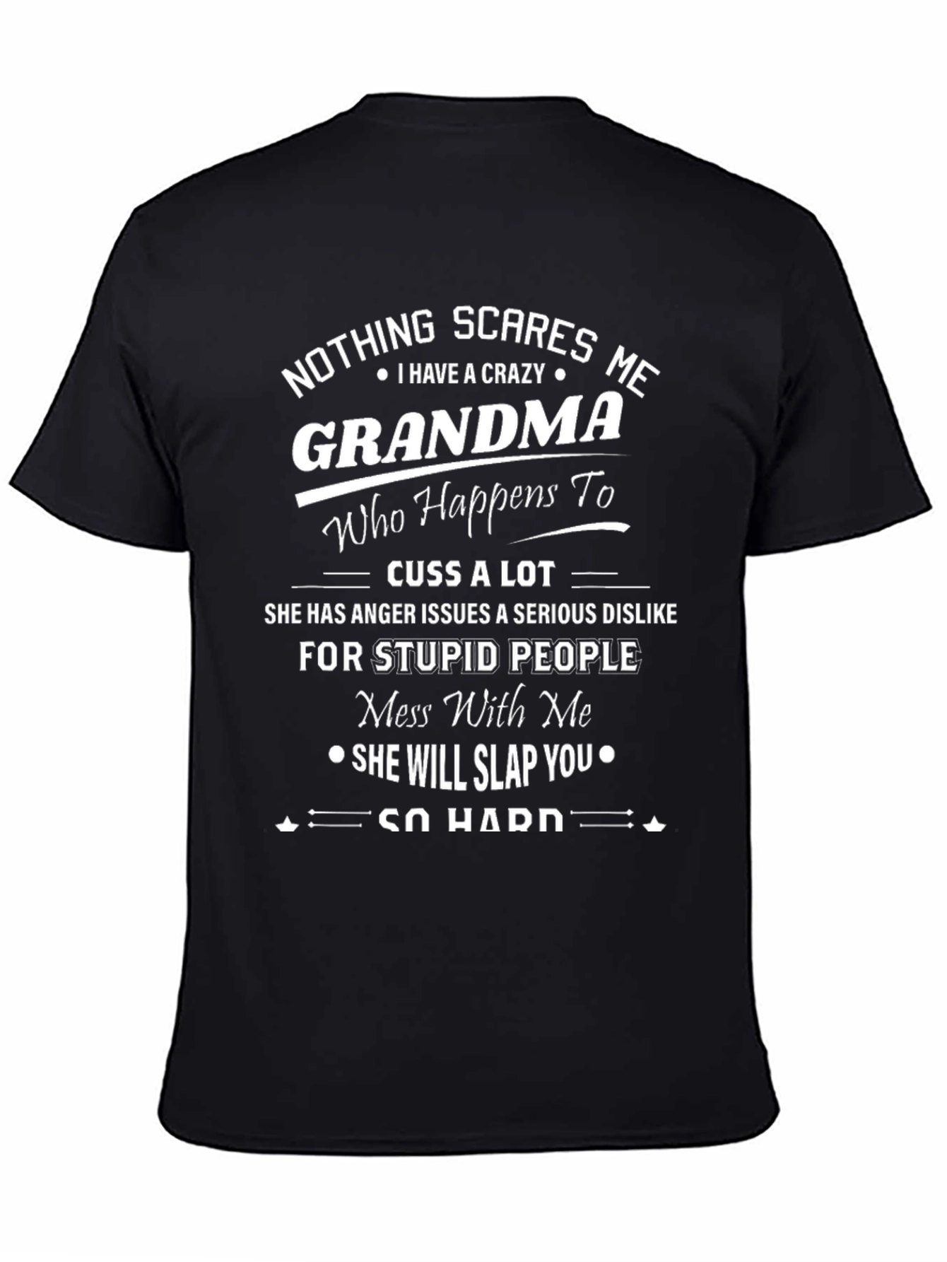 Crazy Grandma T-Shirt - Funny Graphic Tee