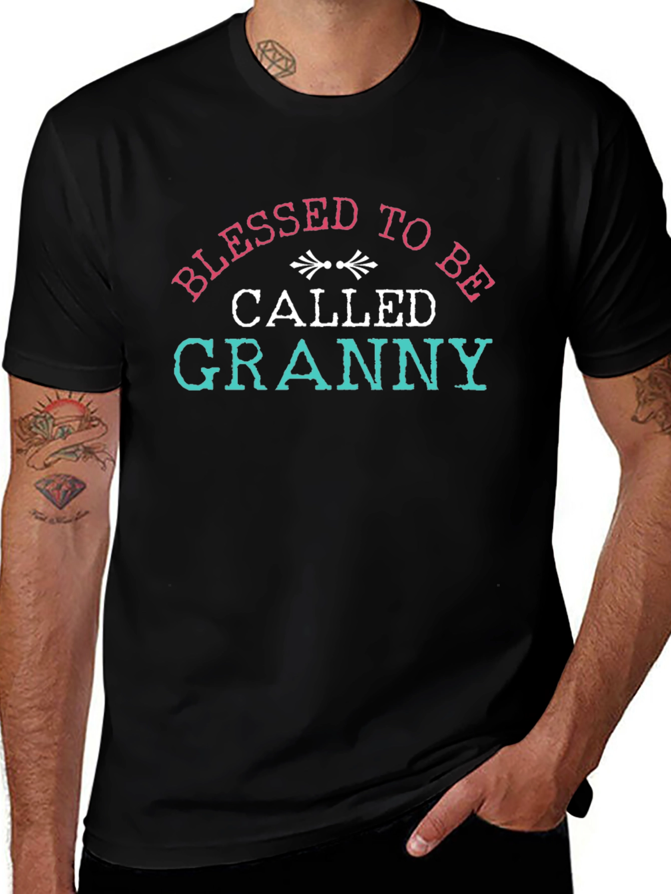Blessed To Be Called Granny Graphic T-Shirt