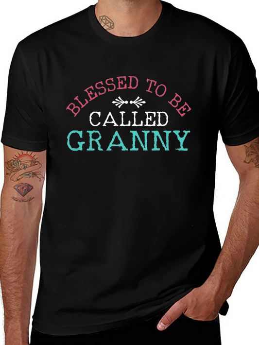 Blessed To Be Called Granny Graphic T-Shirt