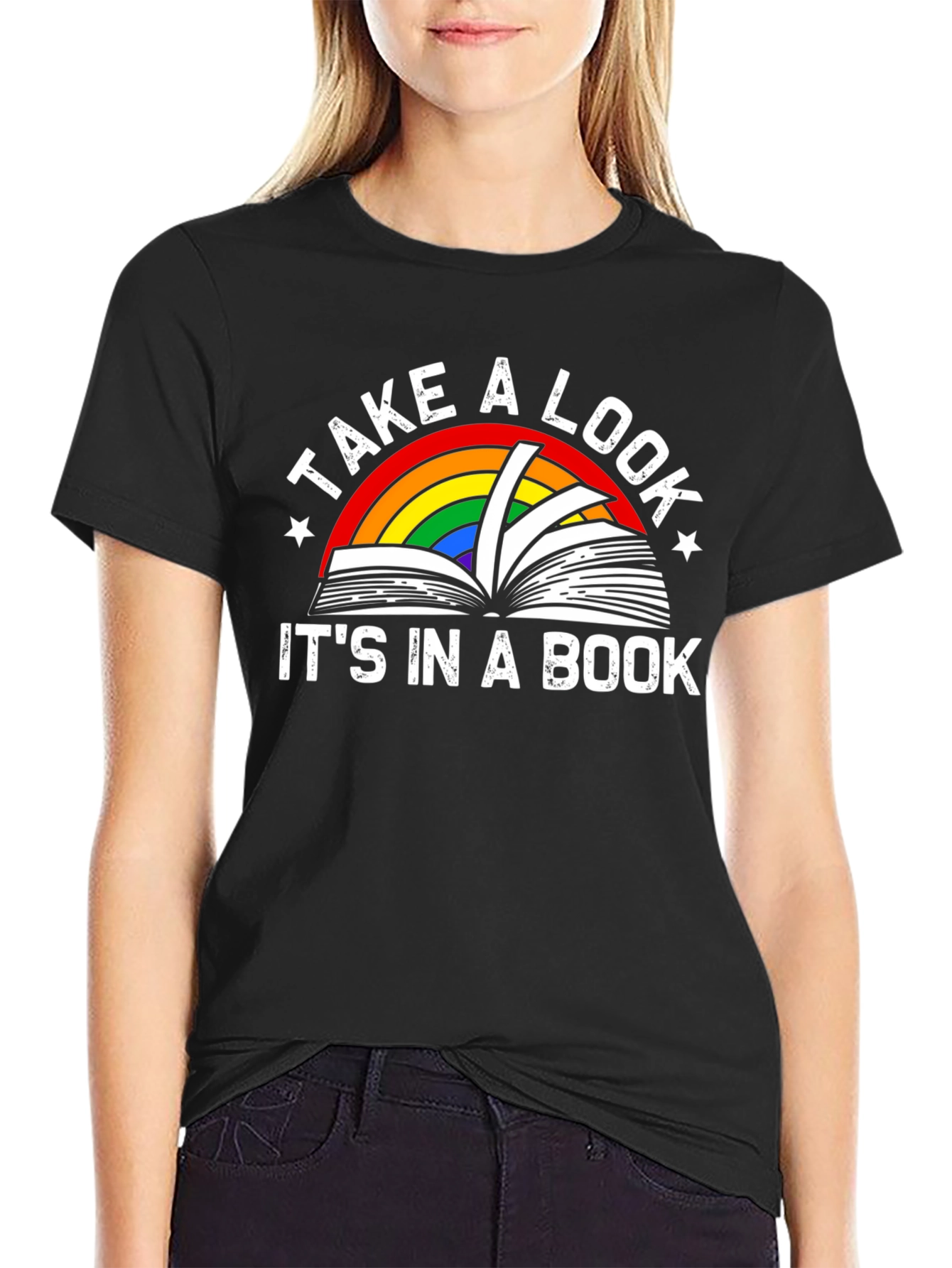 Take a Look Its in a Book Graphic T-Shirt