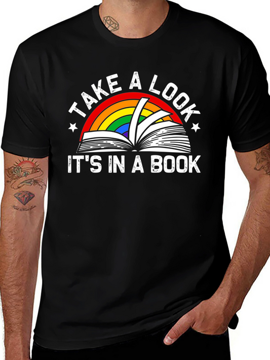 Take a Look Its in a Book Graphic T-Shirt