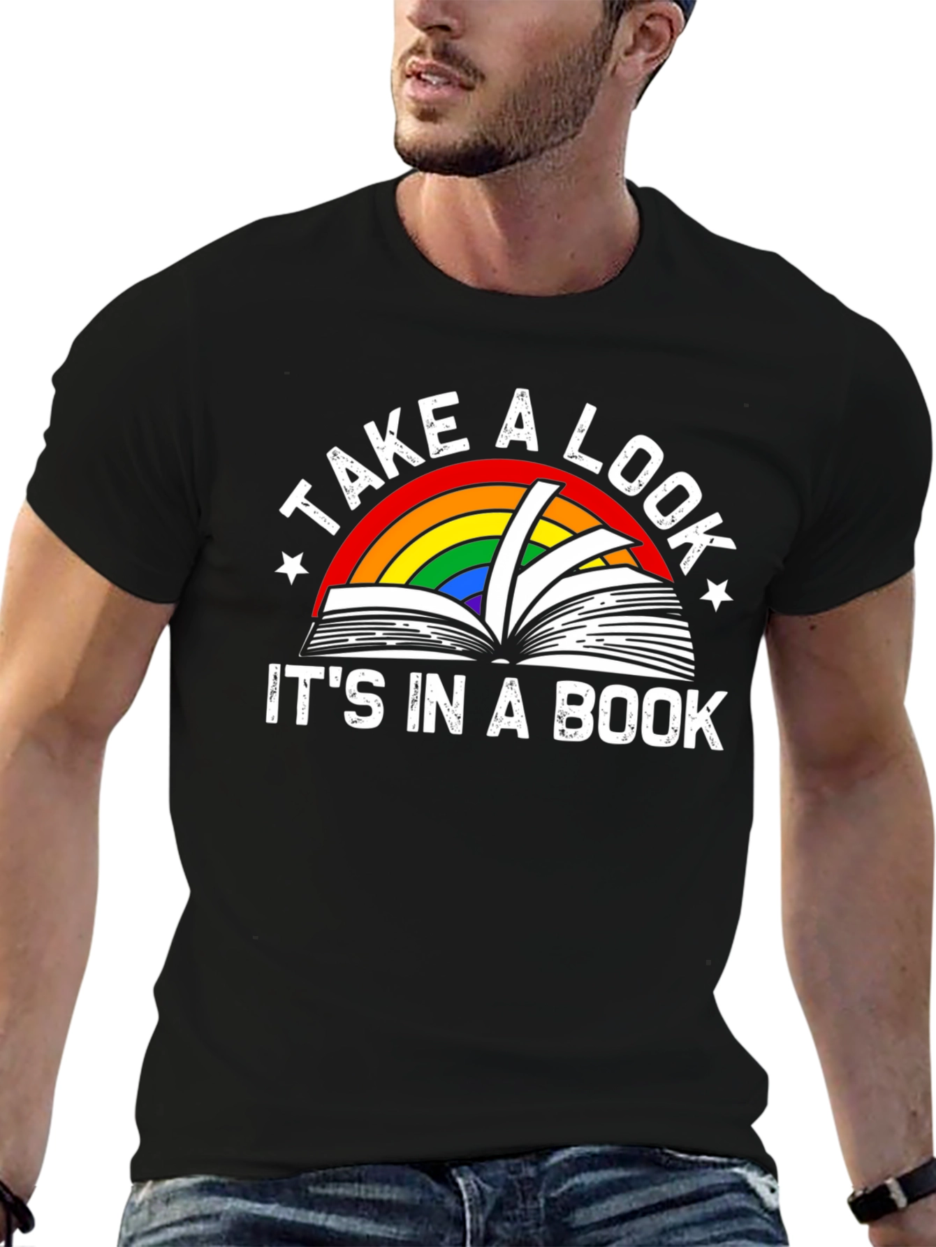 Take a Look Its in a Book Graphic T-Shirt