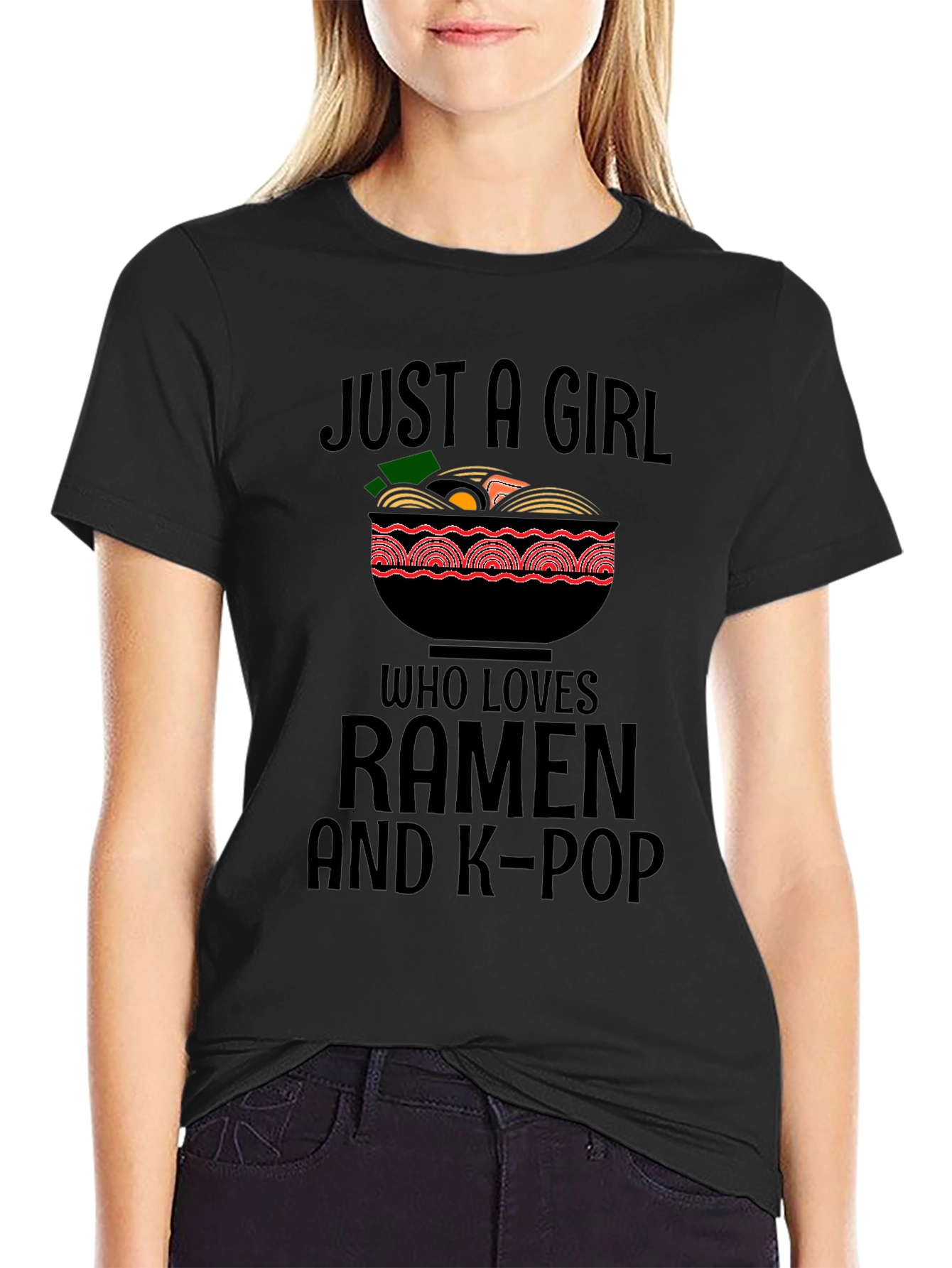 Ramen & K-Pop Girls Graphic Tee