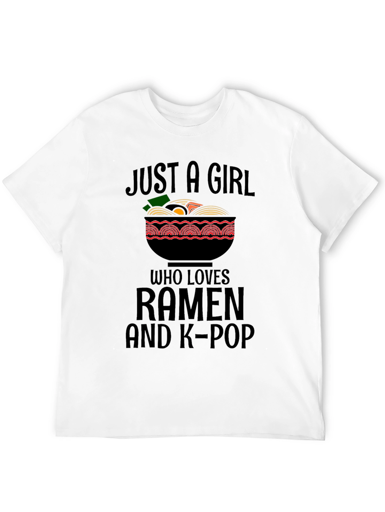Ramen & K-Pop Girls Graphic Tee