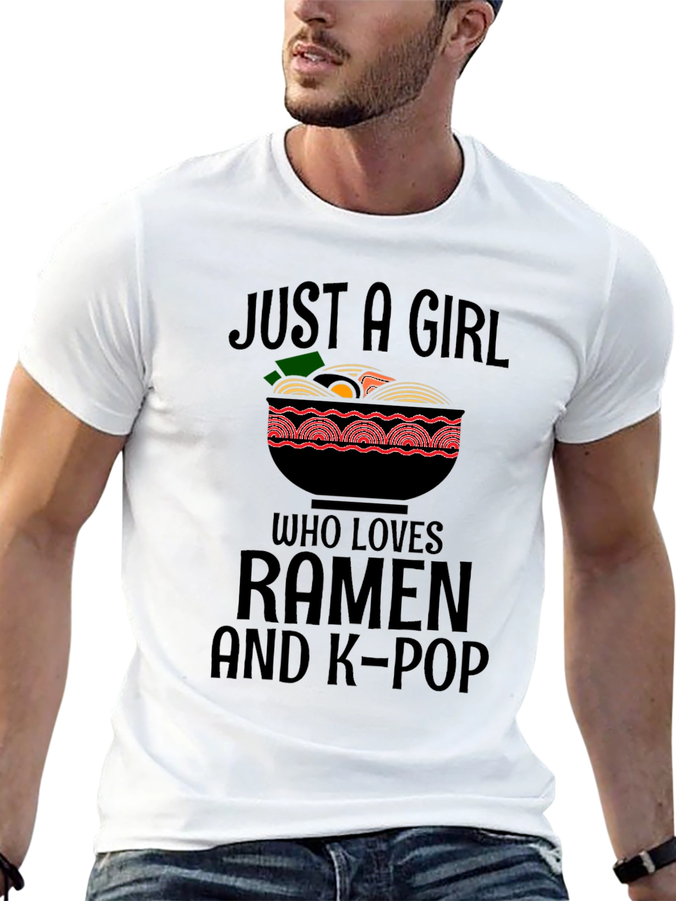 Ramen & K-Pop Girls Graphic Tee