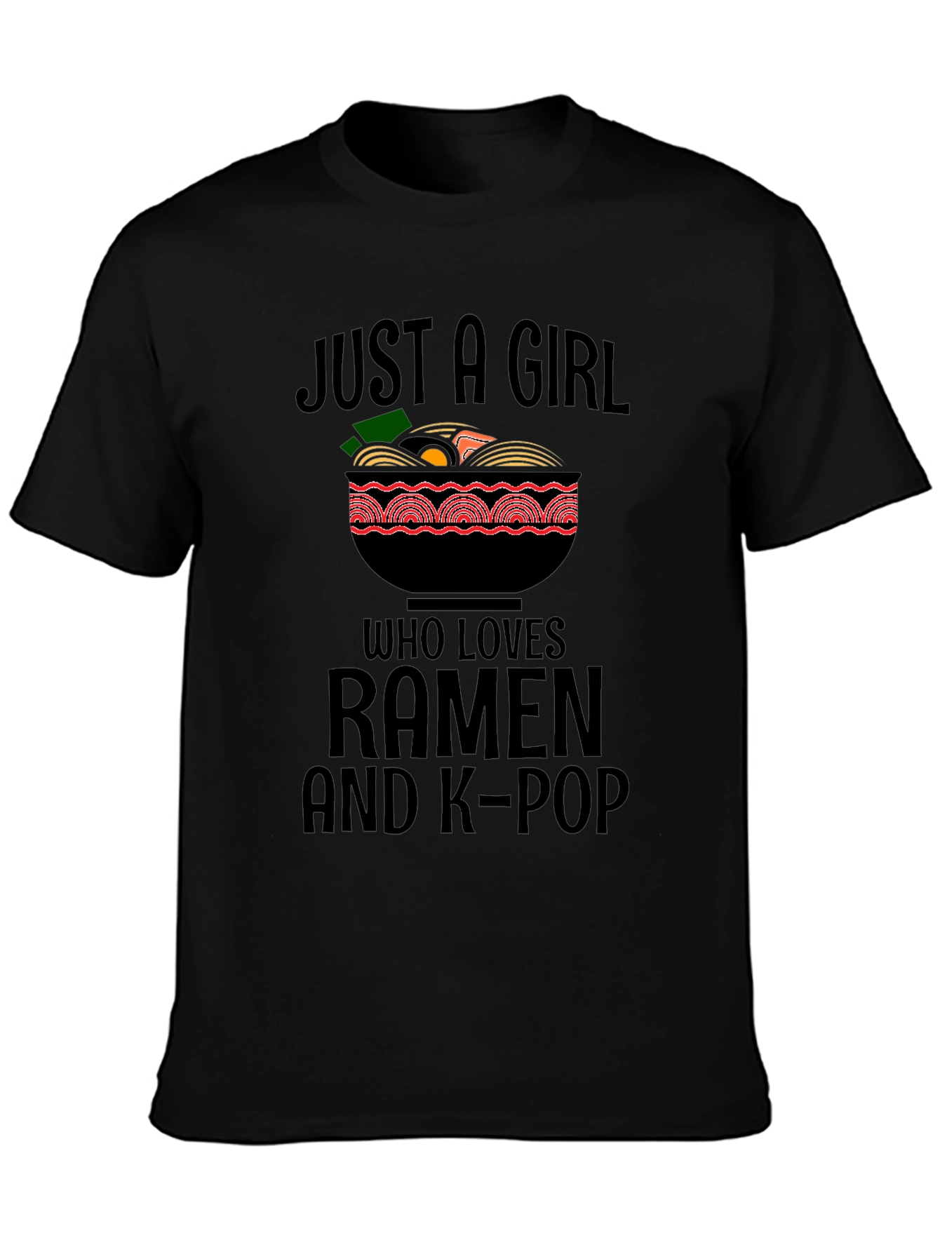 Ramen & K-Pop Girls Graphic Tee